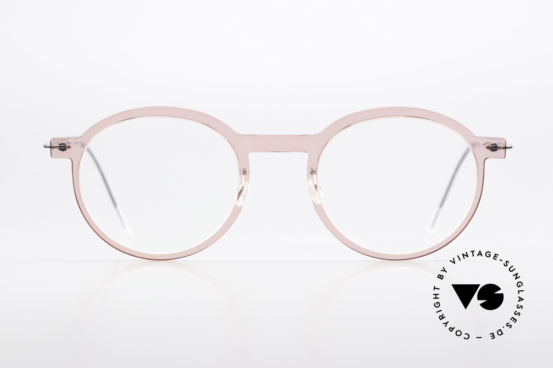 Glasses Lindberg 6586 NOW Panto Frame Translucent