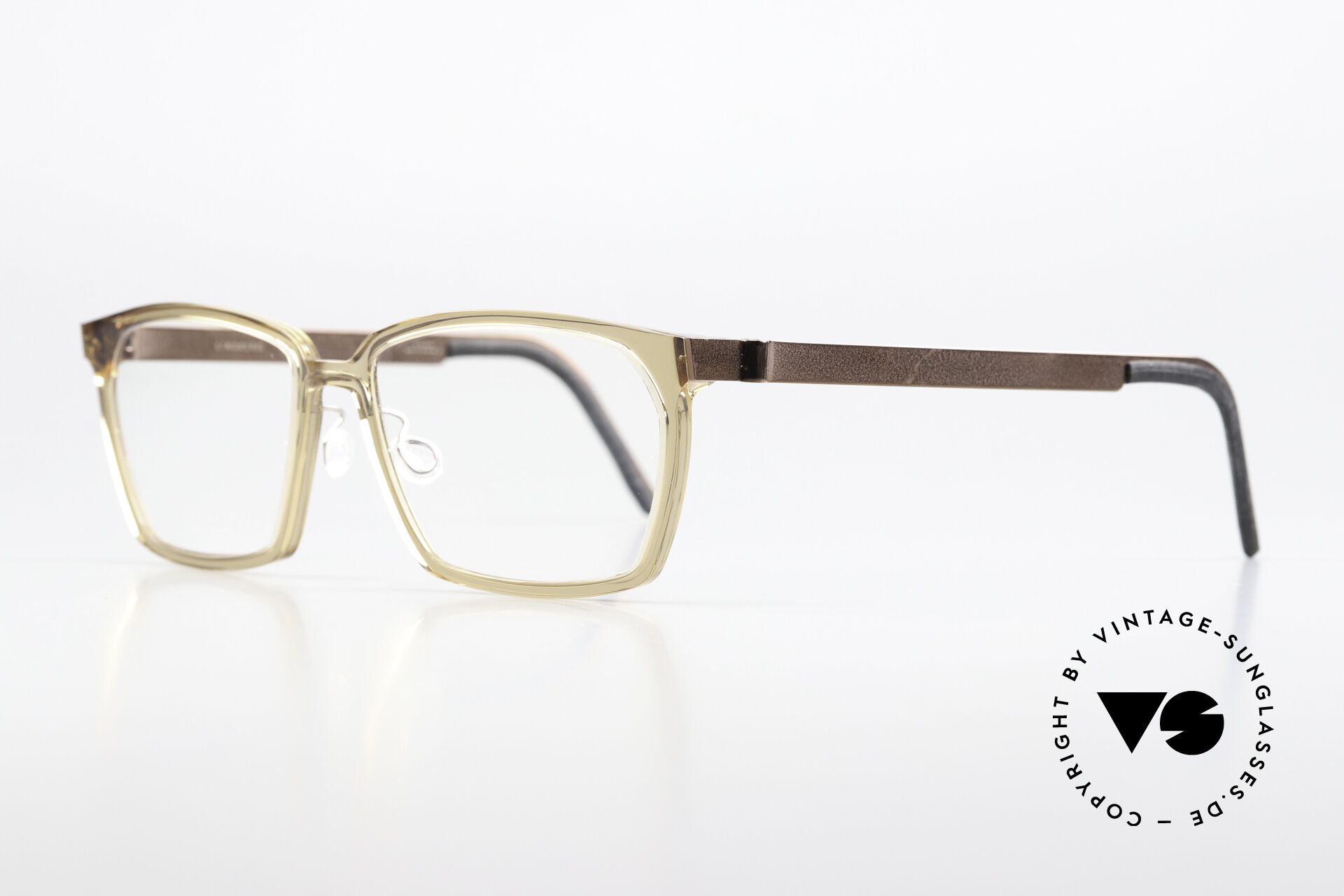 Glasses Lindberg 1264 Acetanium Square Translucid Frame