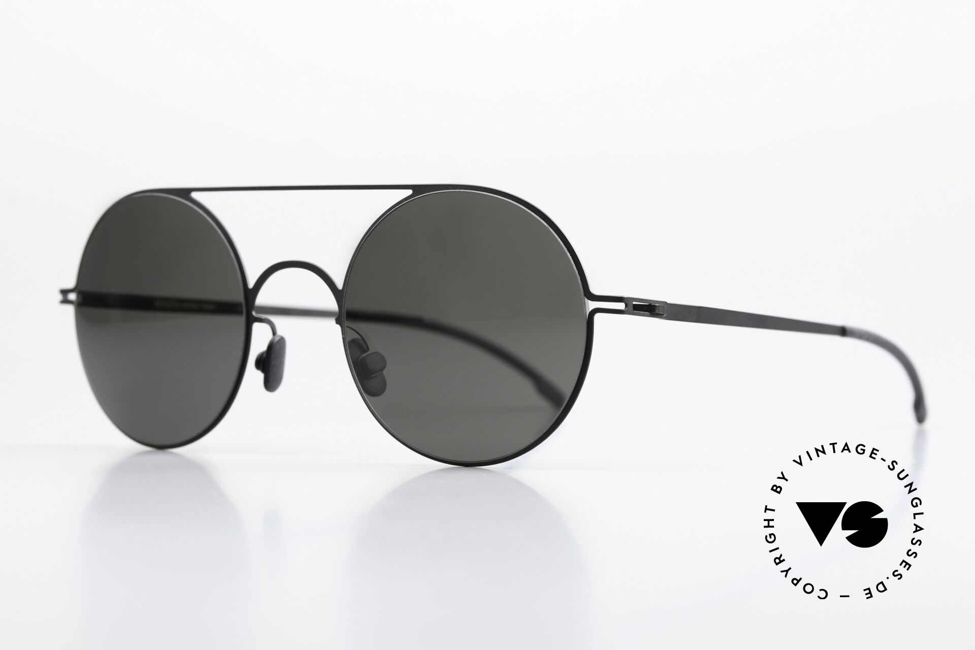 Sunglasses Mykita Touho Round Sunglasses Black
