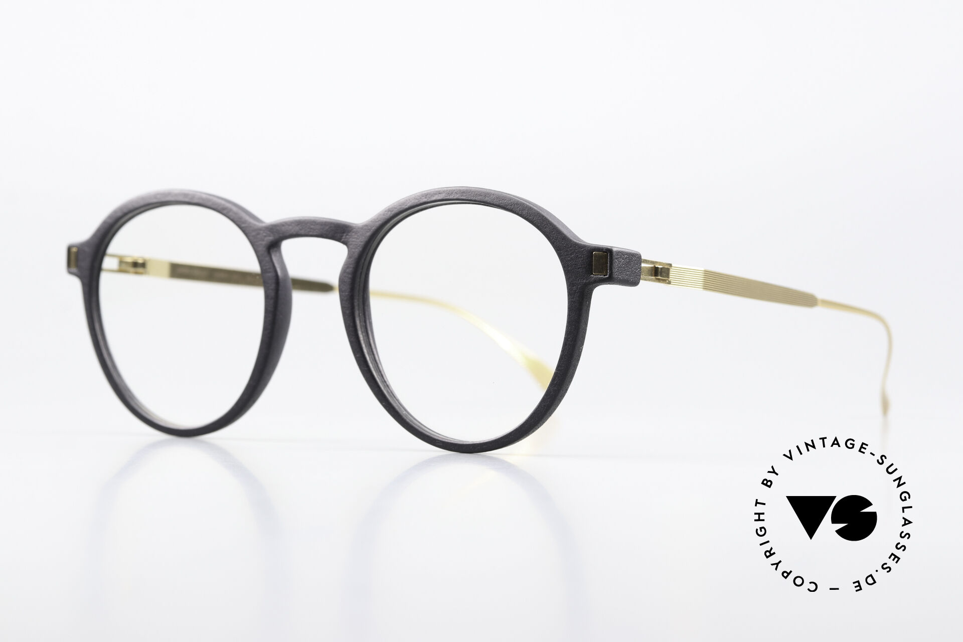 Glasses Mykita Mylon Acai Round Panto Black Gold