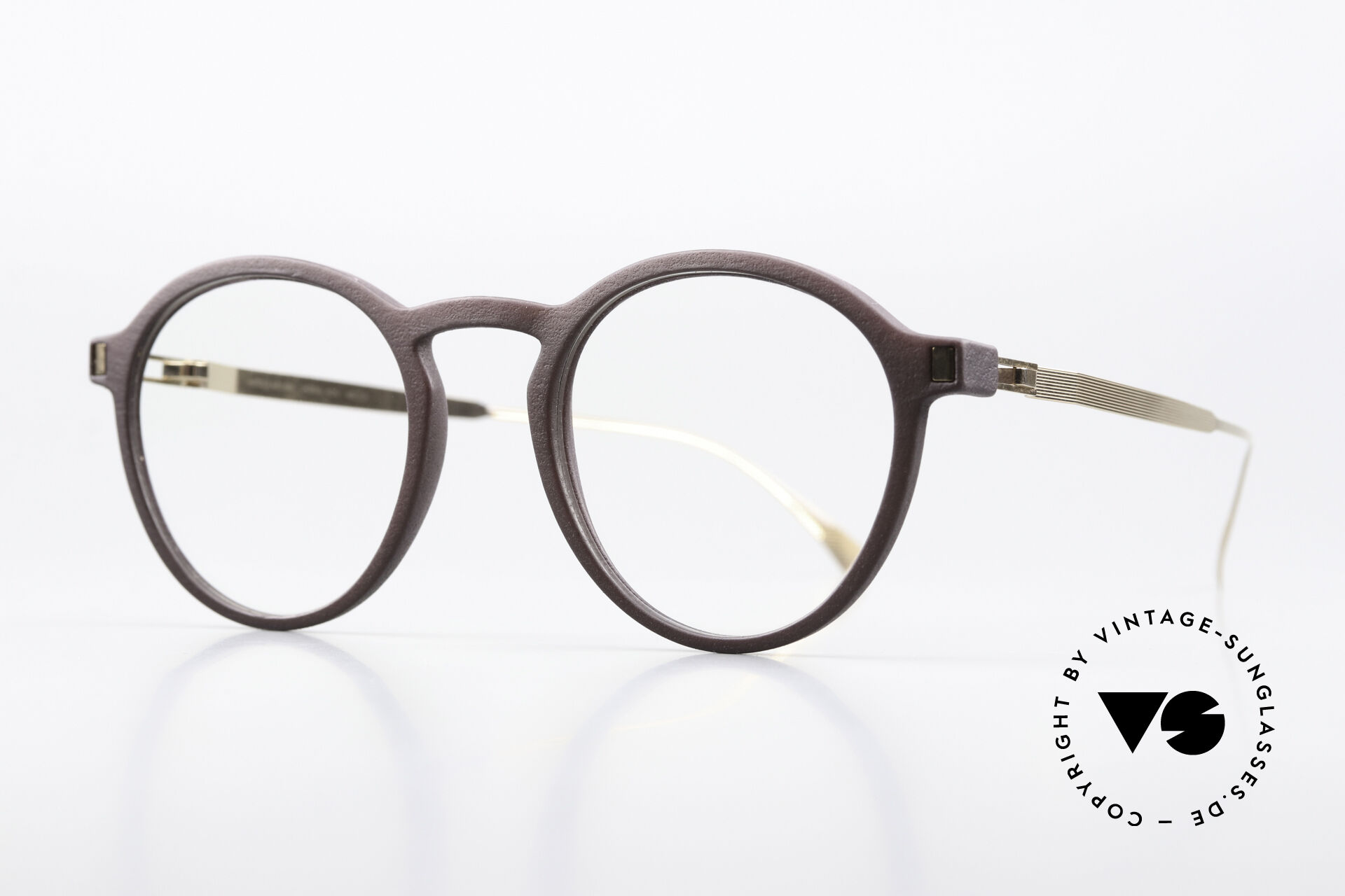 Glasses Mykita Mylon Acai Round Panto Brown Gold