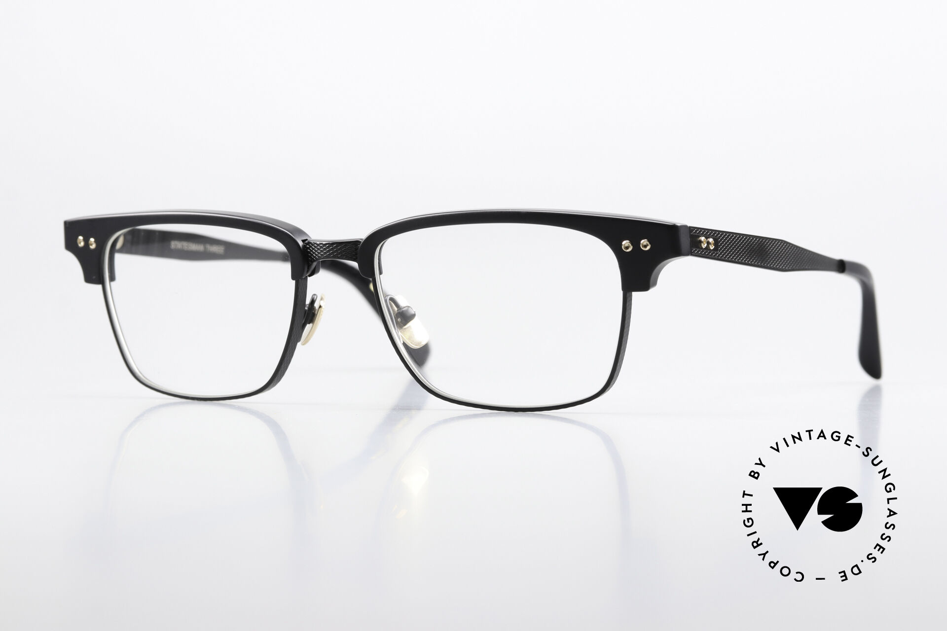 Glasses DITA Statesman Three Extra Large Glasses Black