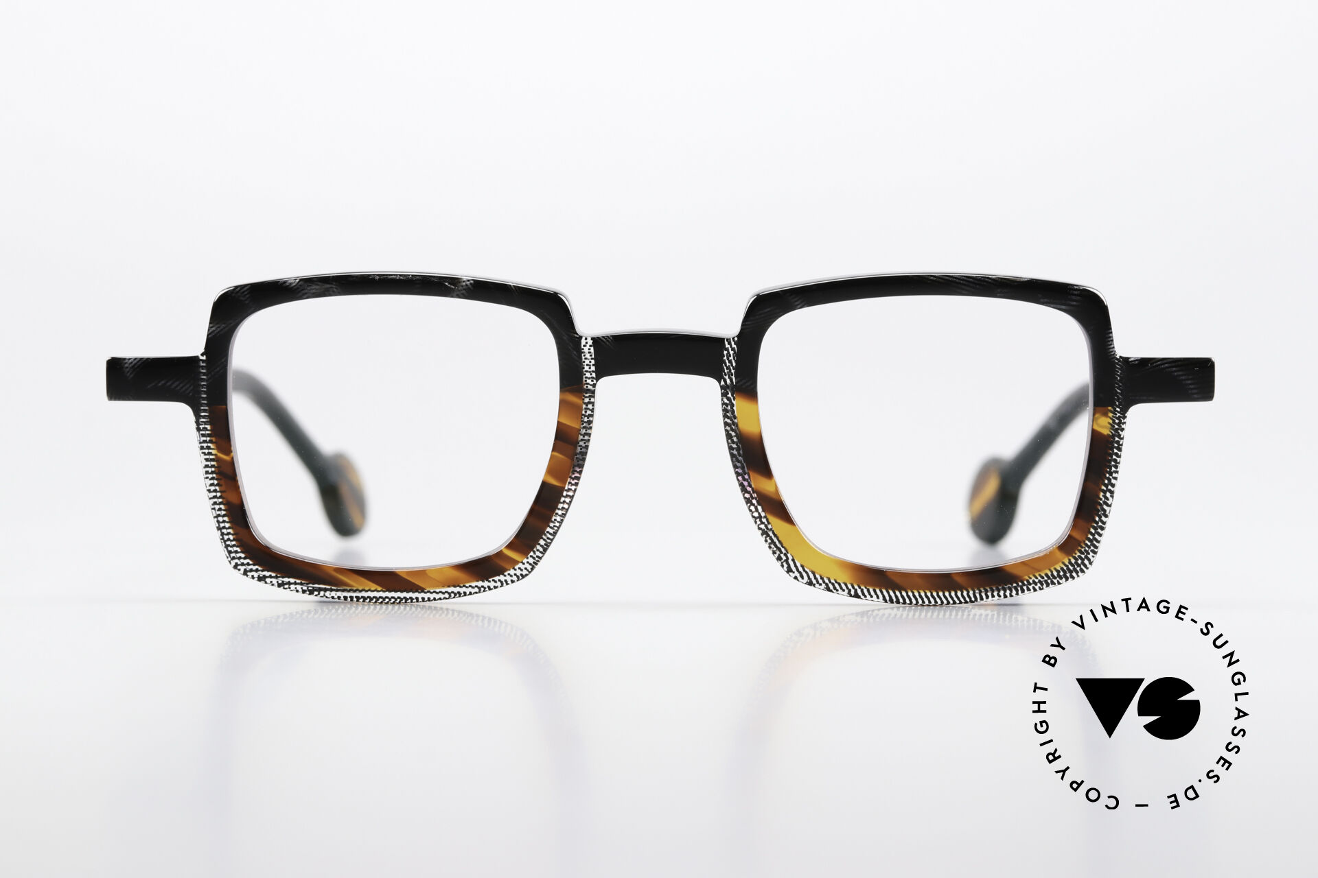 Glasses Theo Belgium Schaukel Acetate Frame Square Unisex