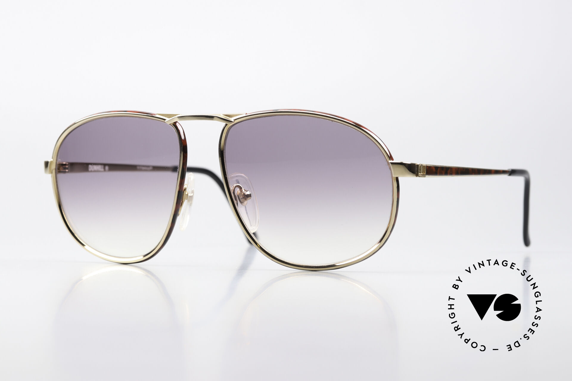 極美品　DUNHILL　サングラス　チタン　6051　オーストラリア製　ブラウン Sunglasses Dunhill 6051 Men's Sunglasses From 1989