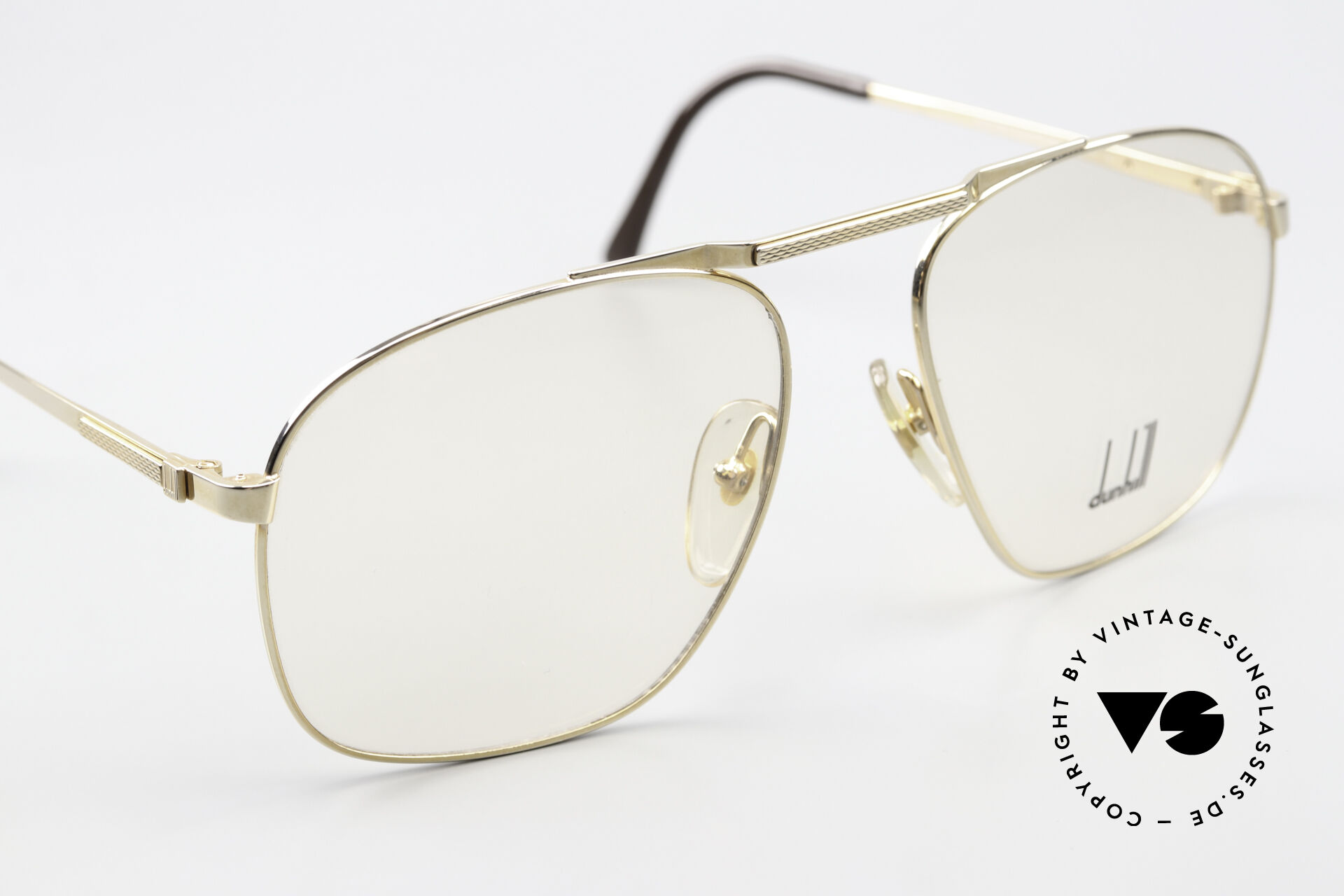 Glasses Dunhill 6046 Gold-Plated Eyewear 1987