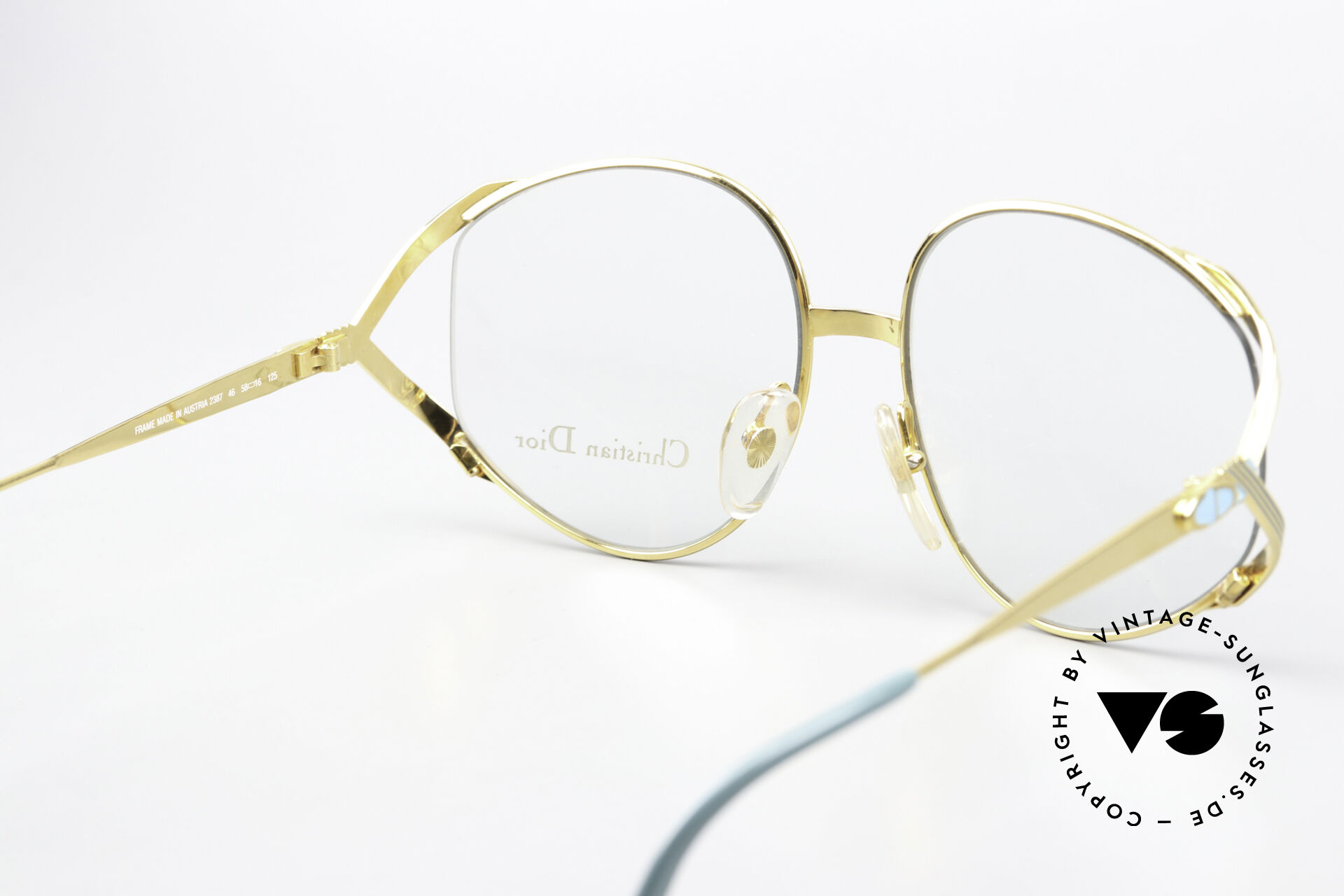 Glasses Christian Dior 2387 Ladies Vintage Frame 1989