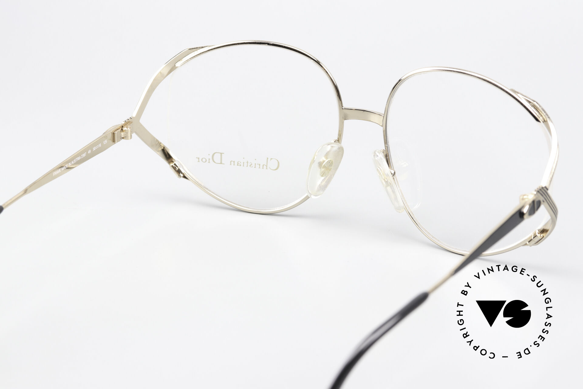 Glasses Christian Dior 2387 80's Frame Oversized Design