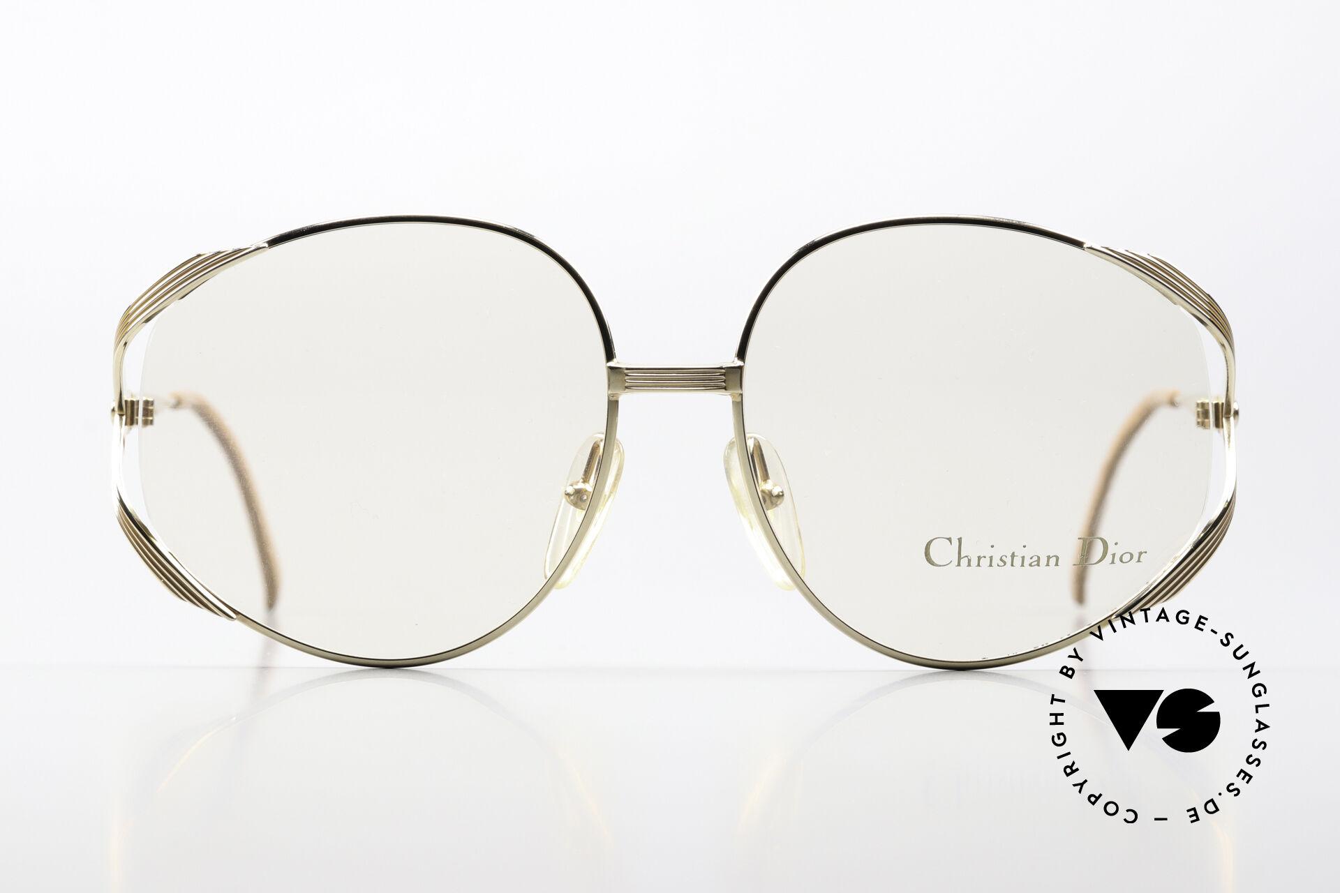 Glasses Christian Dior 2387 Gold-Plated Peach-Colored