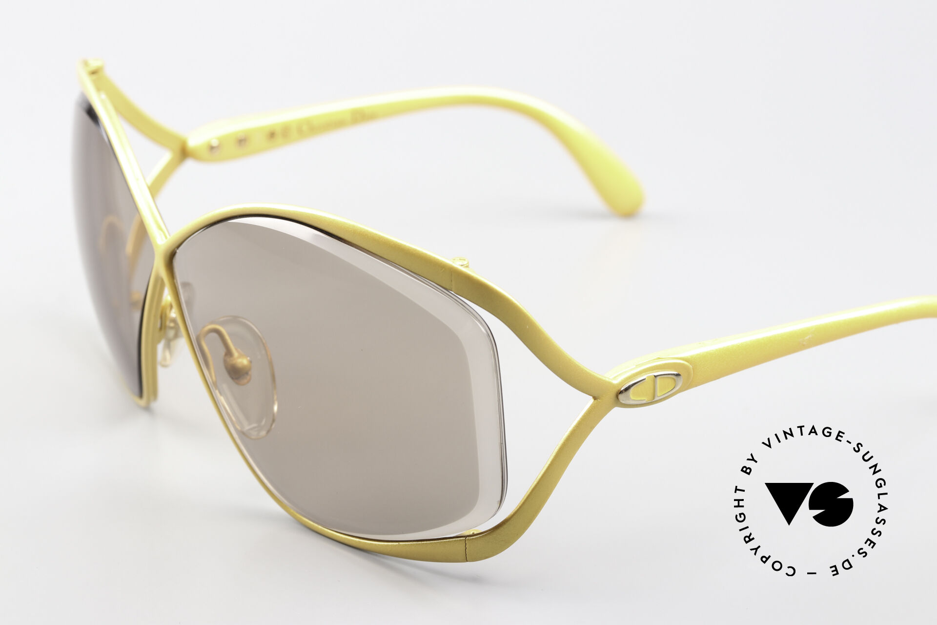 Sunglasses Christian Dior 2056 80's Shades Sunny Yellow