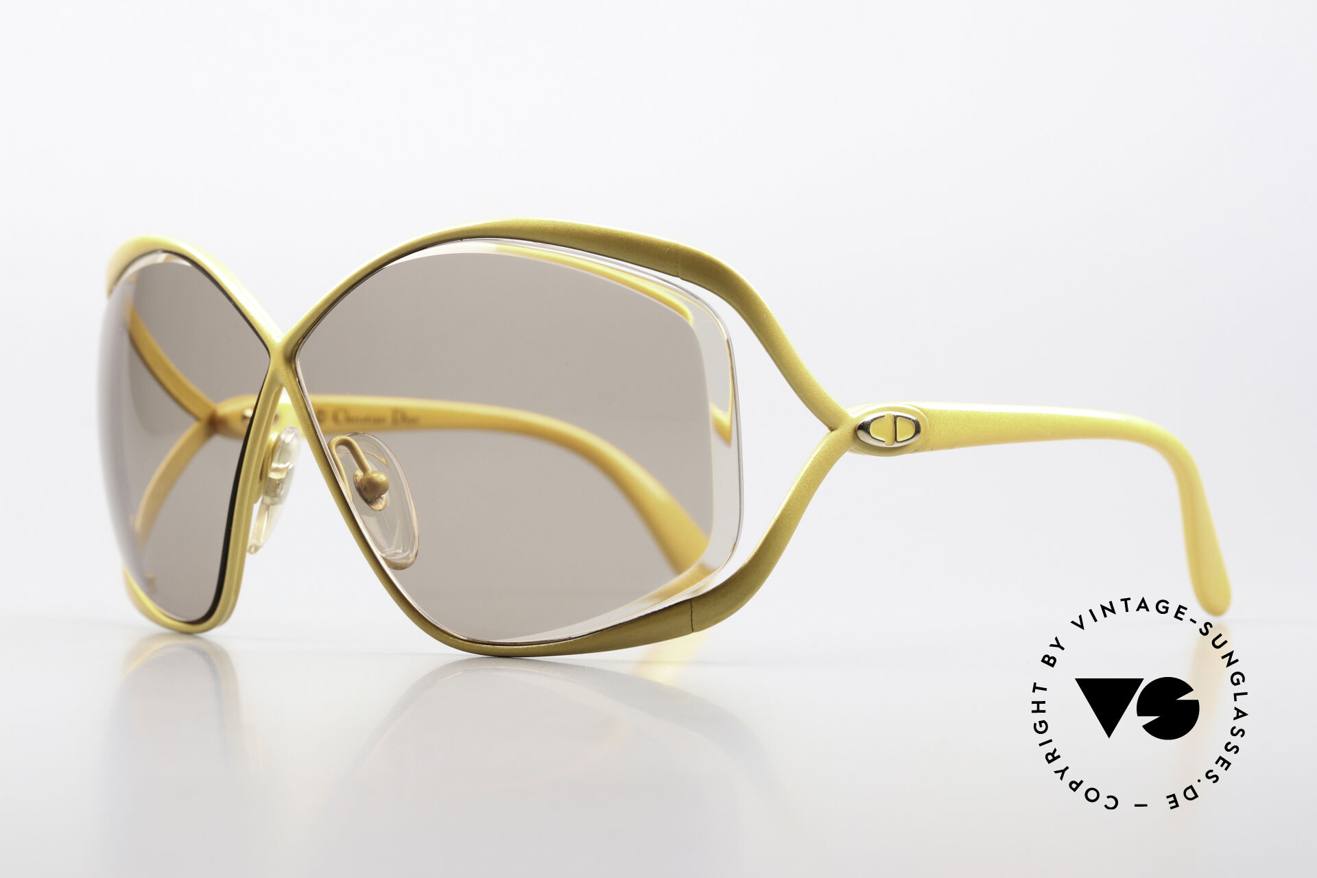 Sunglasses Christian Dior 2056 80's Shades Sunny Yellow
