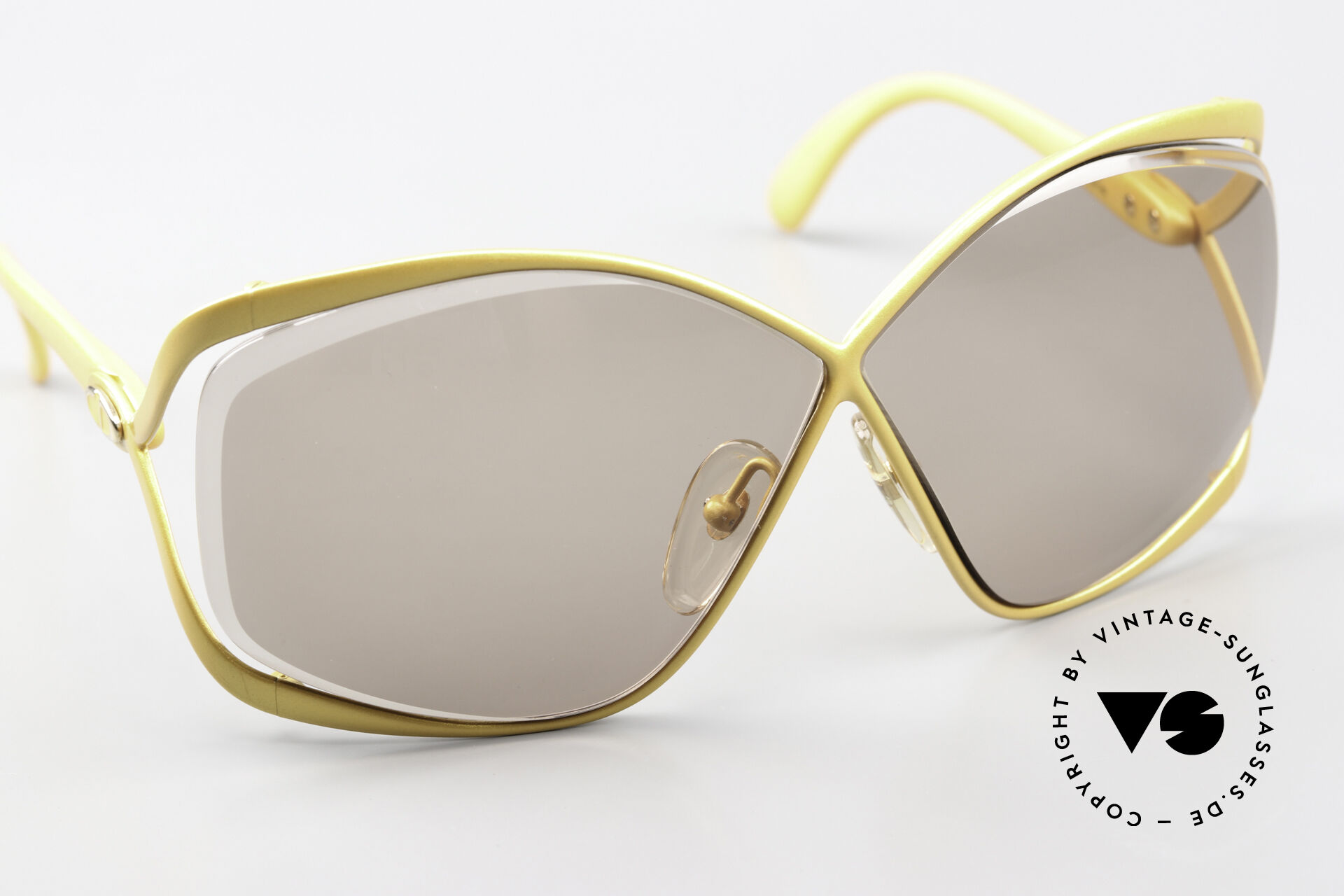 Sunglasses Christian Dior 2056 80's Shades Sunny Yellow
