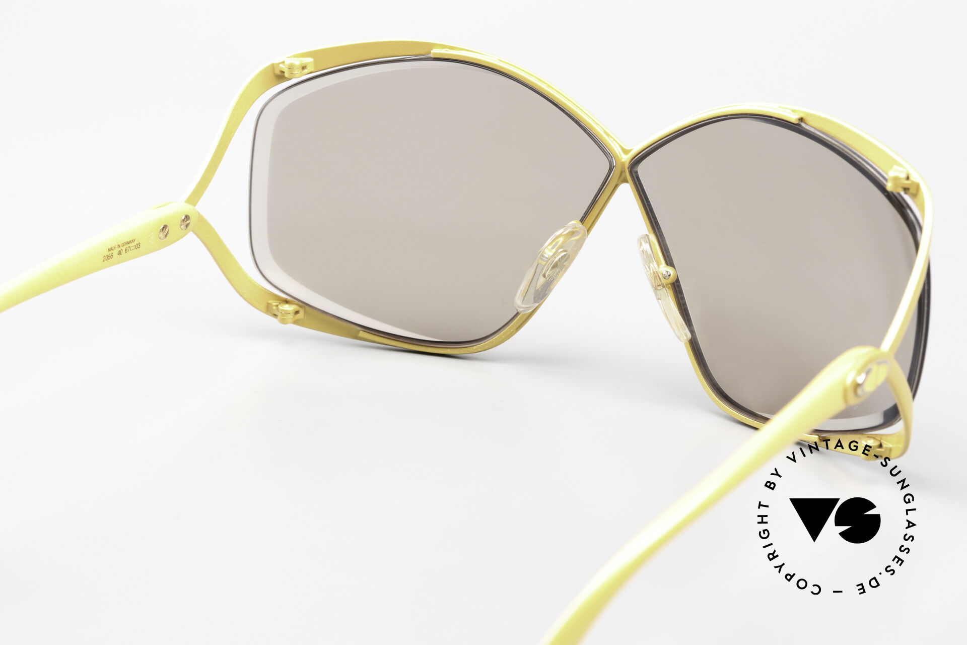 Sunglasses Christian Dior 2056 80's Shades Sunny Yellow