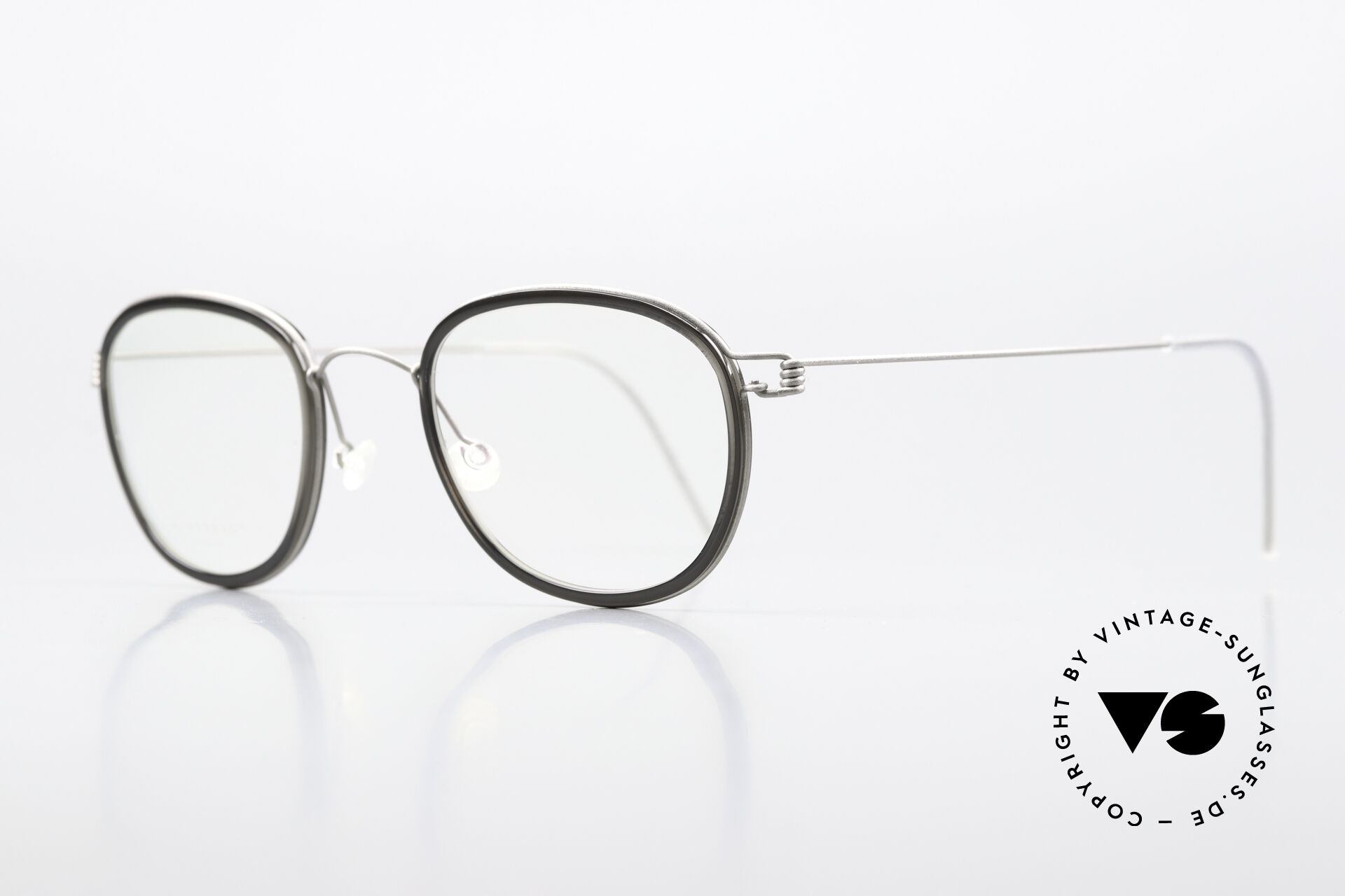 【おまけ付】 Frame Titan Rim Titan Air 48 Max Lindberg Glasses Women Men & 鏡