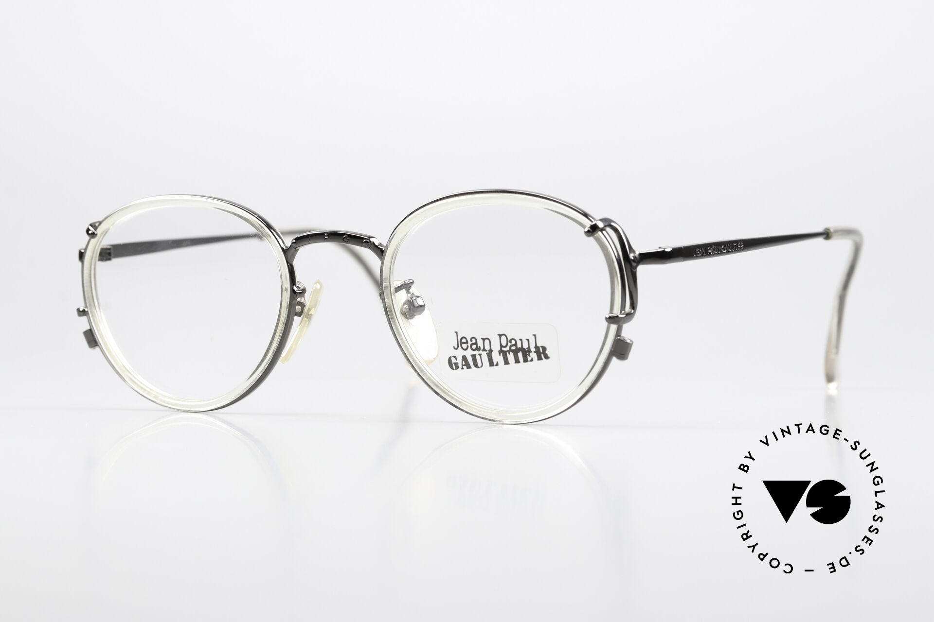 Glasses Jean Paul Gaultier 55-3271 Panto Designer Specs 1997