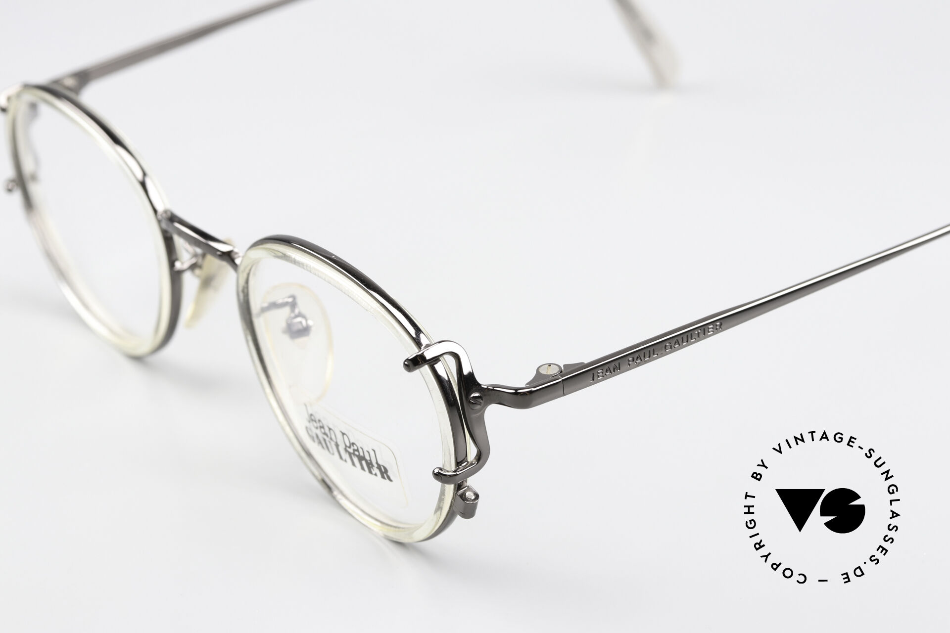 Glasses Jean Paul Gaultier 55-3271 Panto Designer Specs 1997