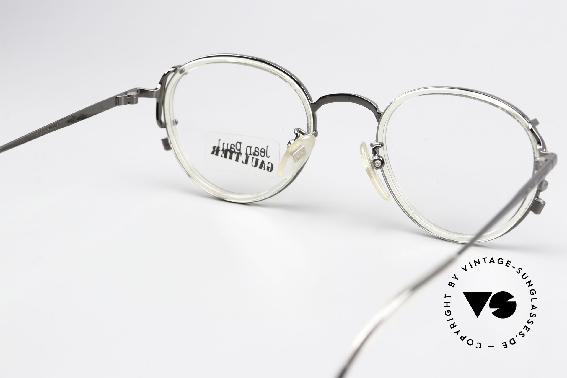 カタログギフトも！ Paul Jean Glasses Gaultier 1997 Specs Designer Panto 55-3271 香水(女性用)