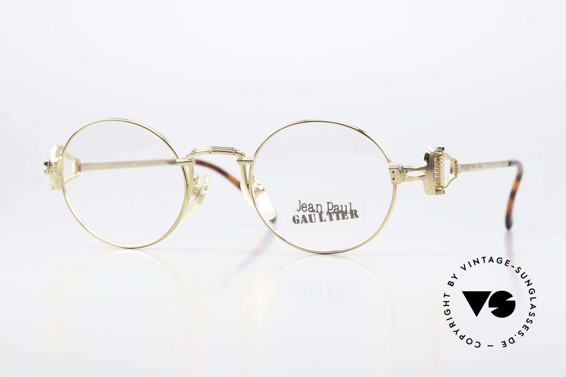 Glasses Jean Paul Gaultier 55-5106 Gold Plated Designer Frame
