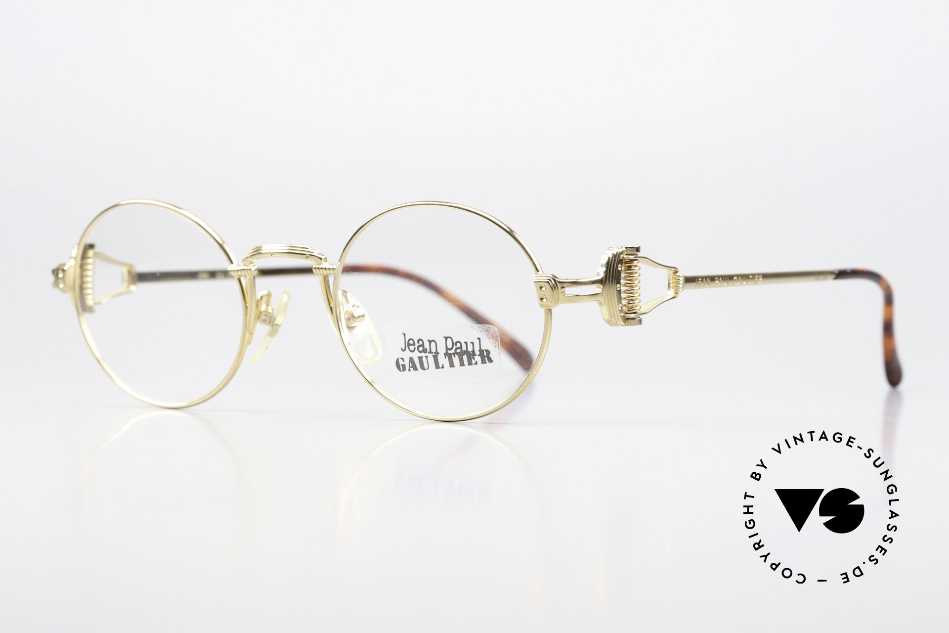 Glasses Jean Paul Gaultier 55-5106 Gold Plated Designer Frame