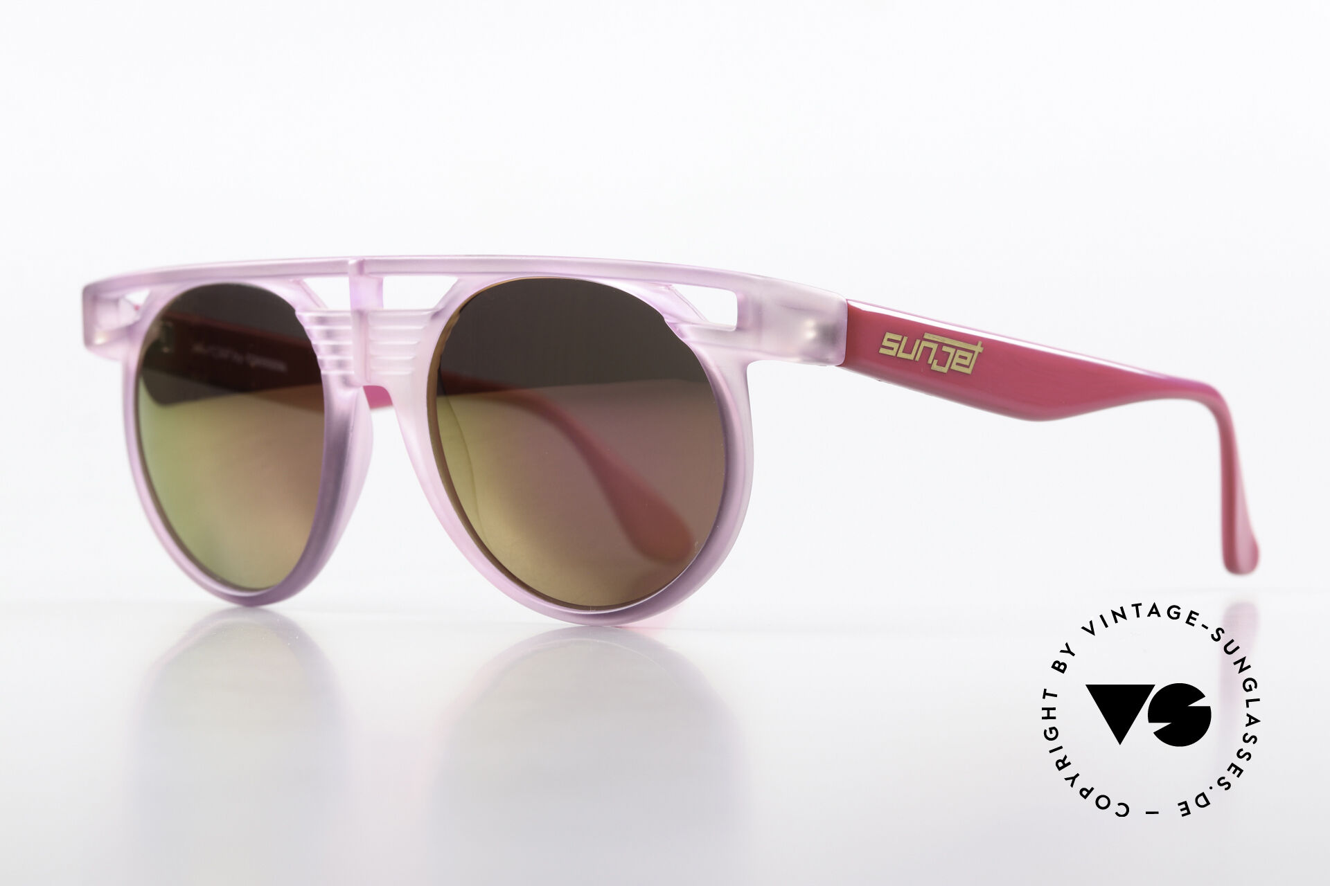 Sunglasses Carrera 5251 Purple Pink Mirrored 90's