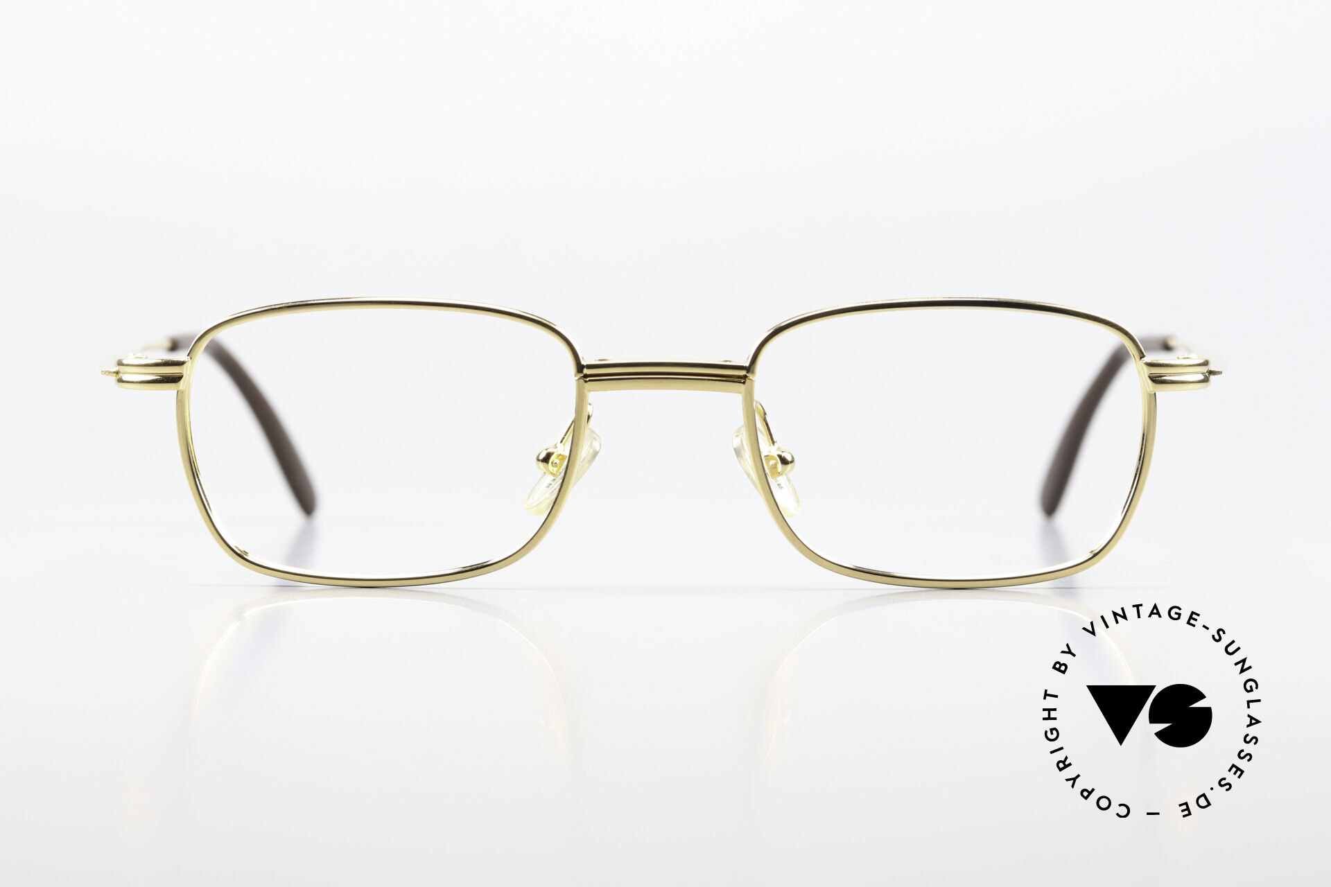 HR　ジルサンダー Glasses Jil Sander J90 Gold-Plated Titan Frame 90s