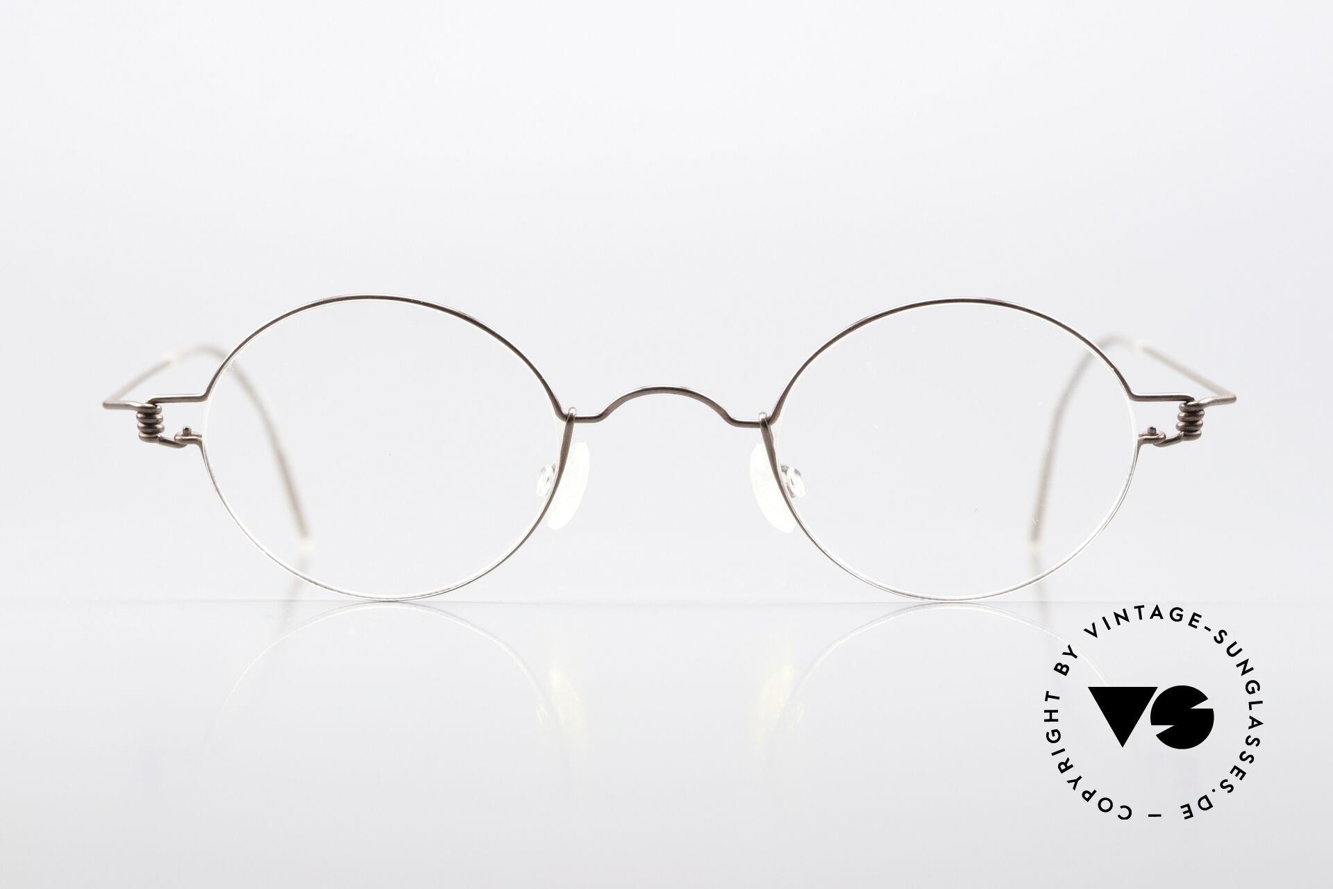 Glasses Lindberg Corona 40 Air Titan Rim Bronze Copper Frame Small