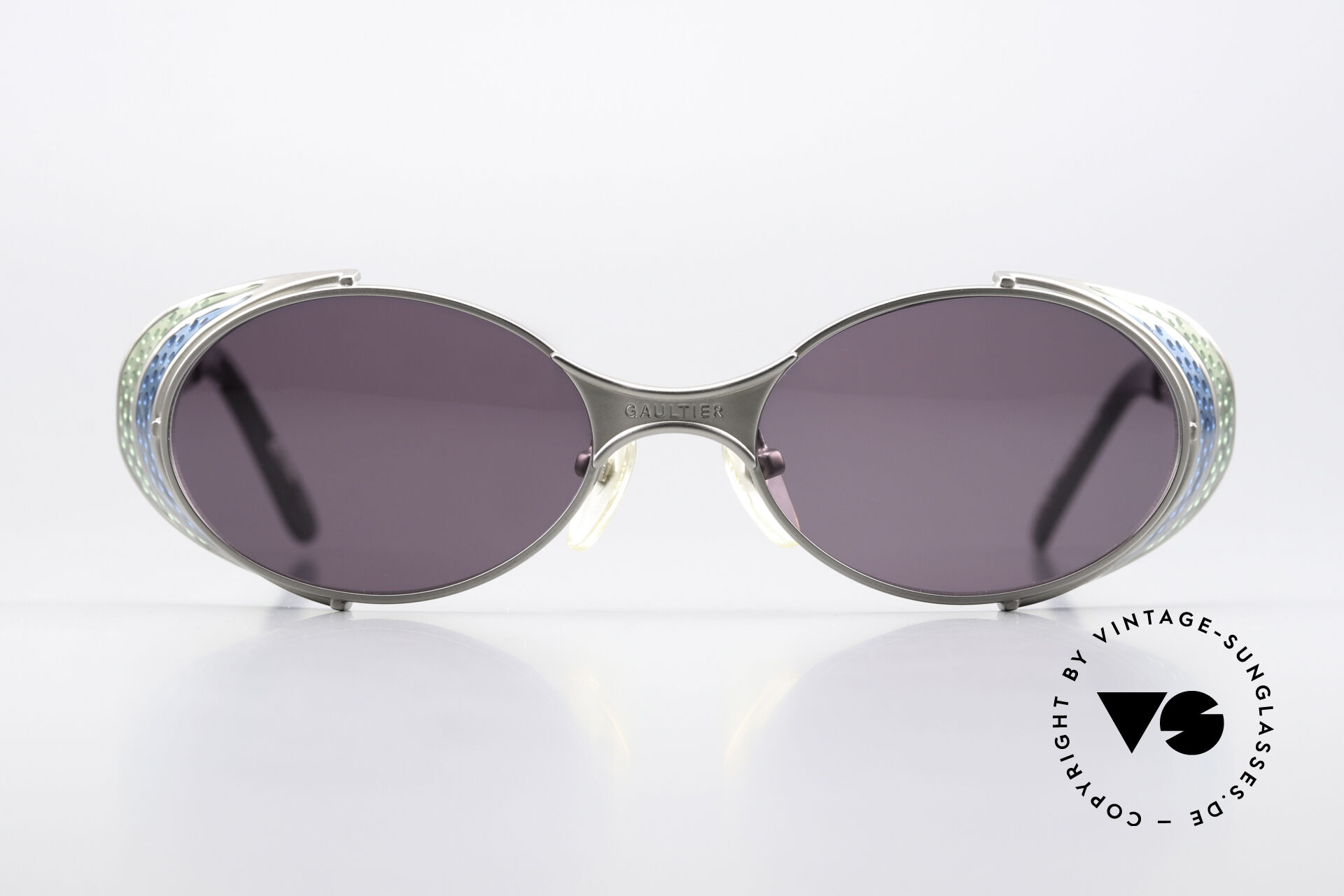 Sunglasses Jean Paul Gaultier 56-7109 90's Steampunk Sunglasses