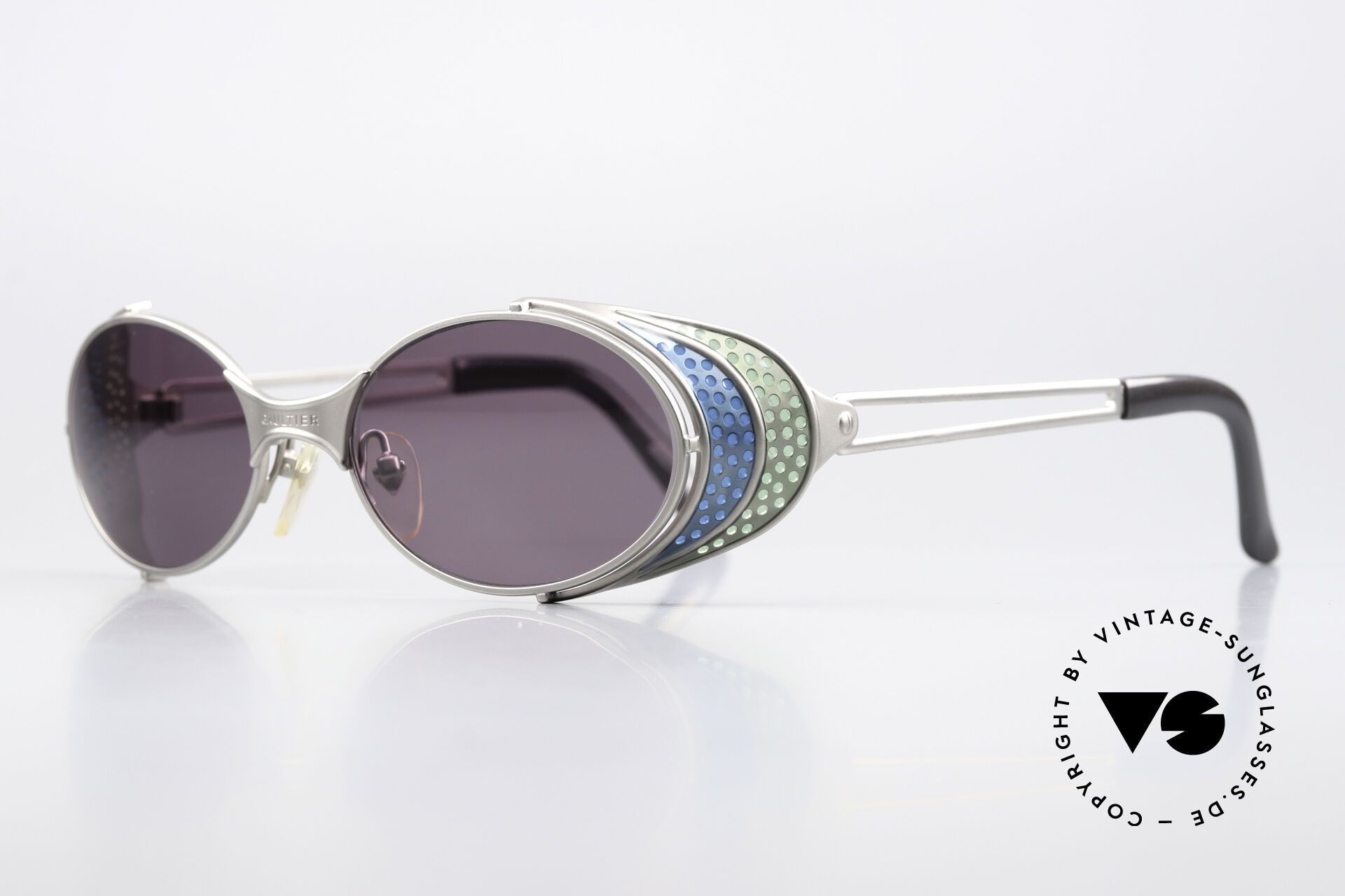 Sunglasses Jean Paul Gaultier 56-7109 90's Steampunk Sunglasses