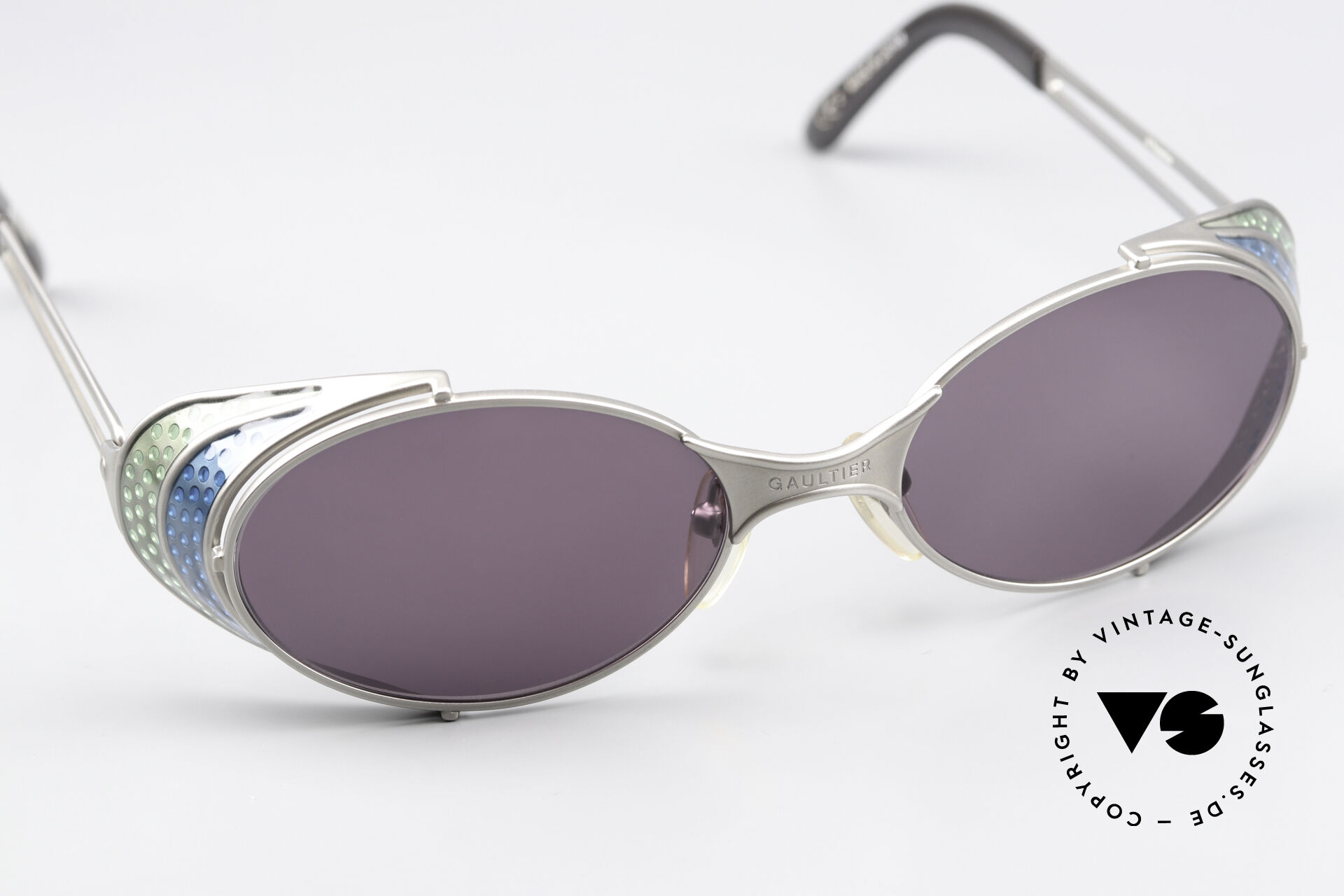 Sunglasses Jean Paul Gaultier 56-7109 90's Steampunk Sunglasses