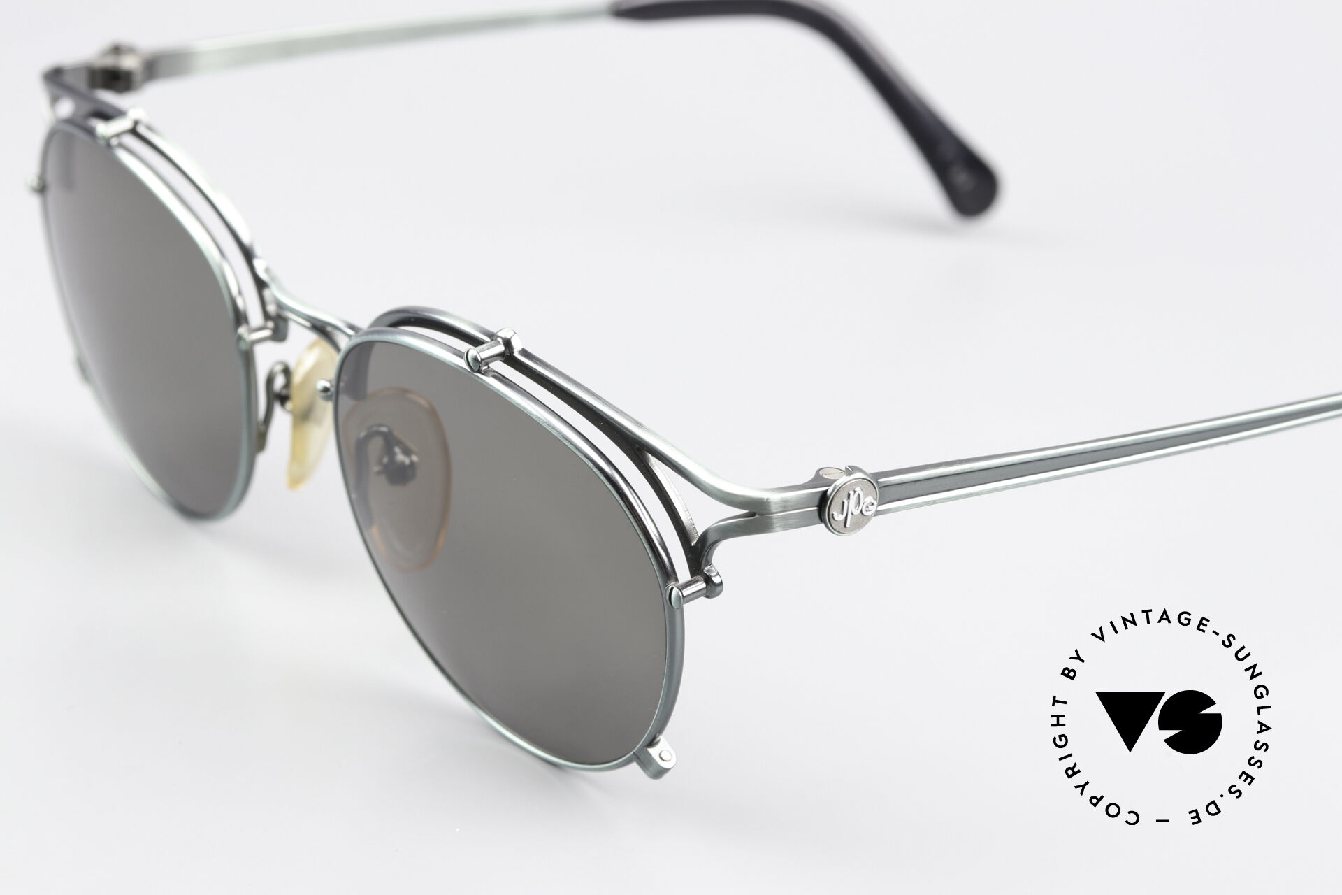 Sunglasses Jean Paul Gaultier 56-2171 Fir Green Metallic Frame 90s