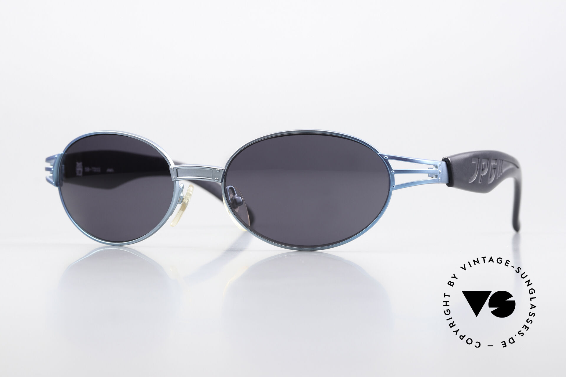 Sunglasses Jean Paul Gaultier 58-7203 Turquoise Metallic Finish