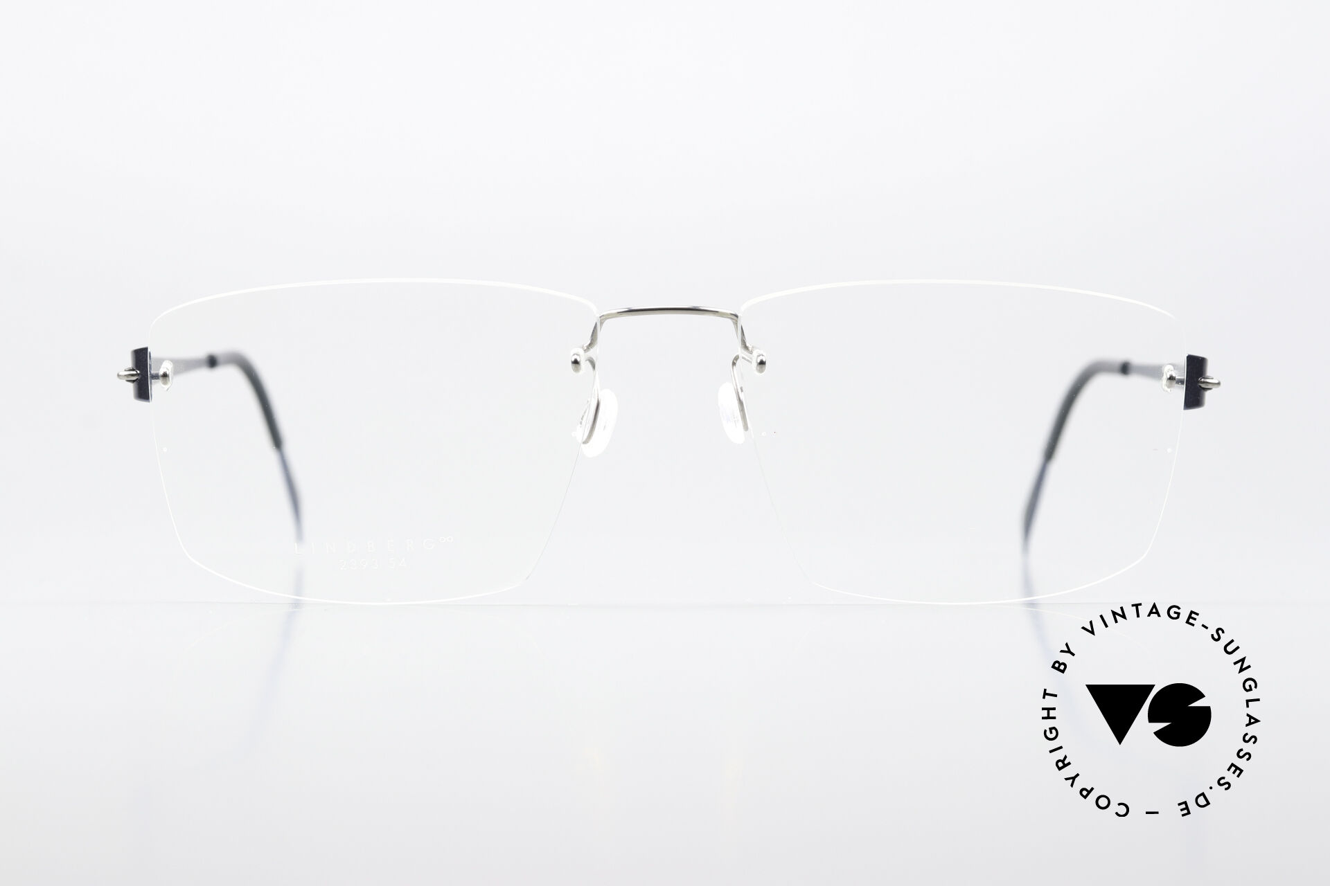 Glasses Lindberg 2393 Spirit Titan Silver And Blue Metallic