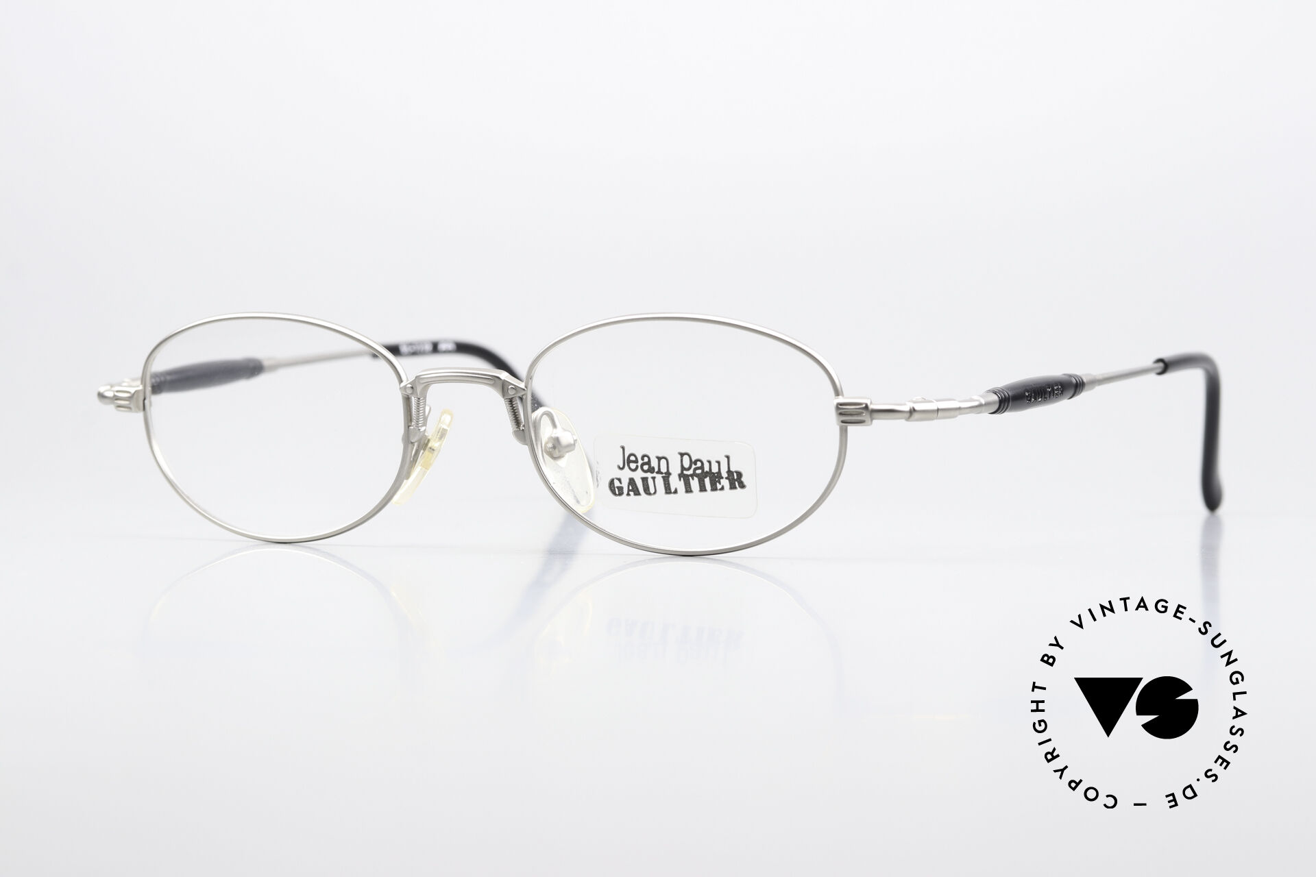 Glasses Jean Paul Gaultier 55-7202 Titanium Vintage Frame 90s