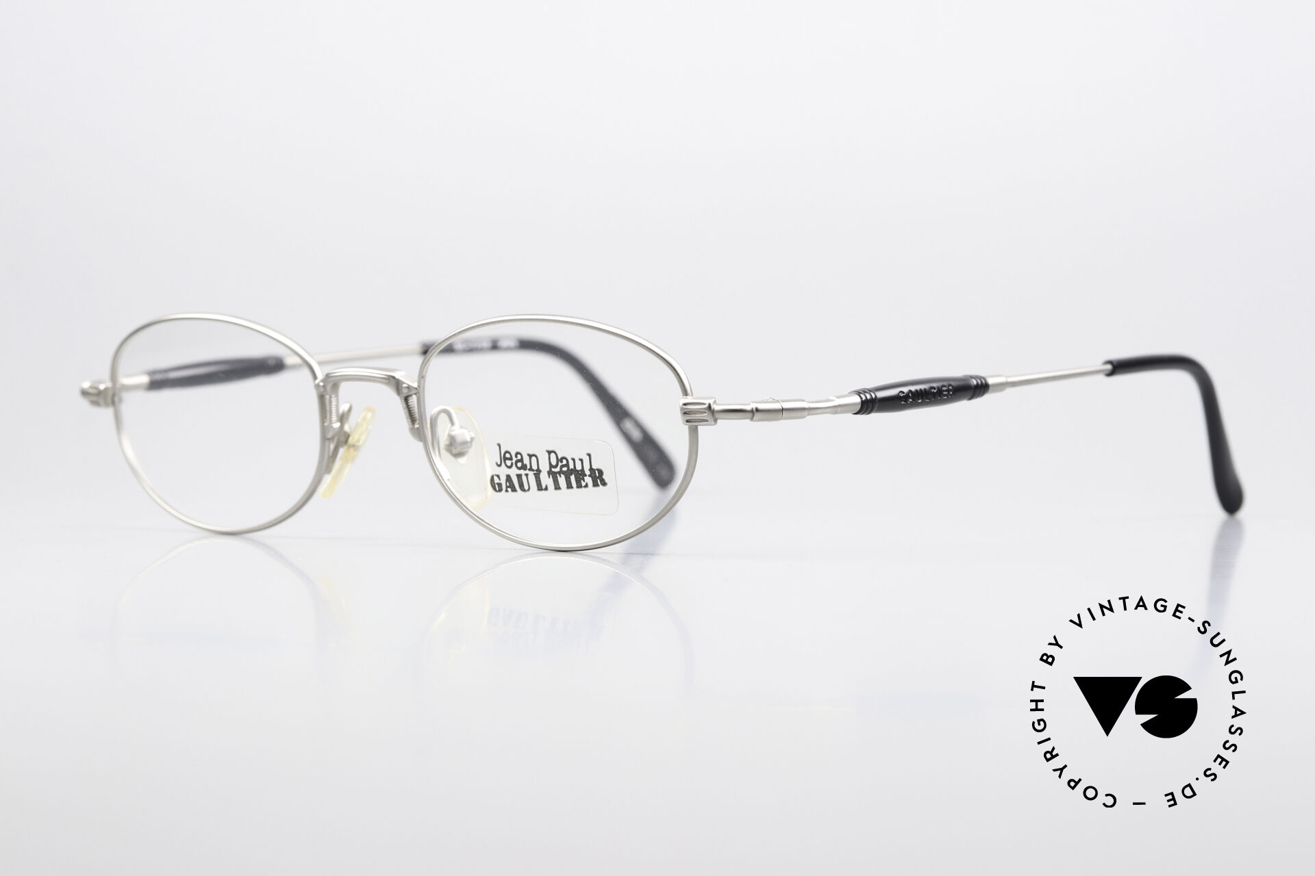 Glasses Jean Paul Gaultier 55-7202 Titanium Vintage Frame 90s
