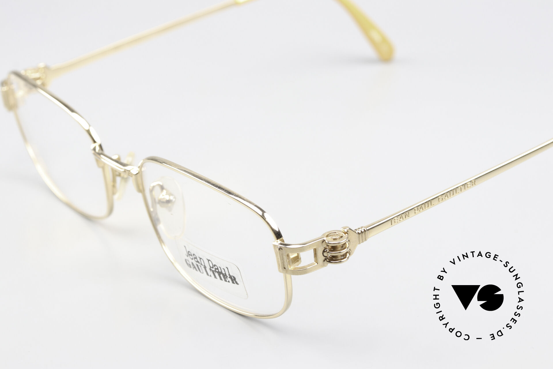 Glasses Jean Paul Gaultier 55-6107 Gold Plated Designer Frame