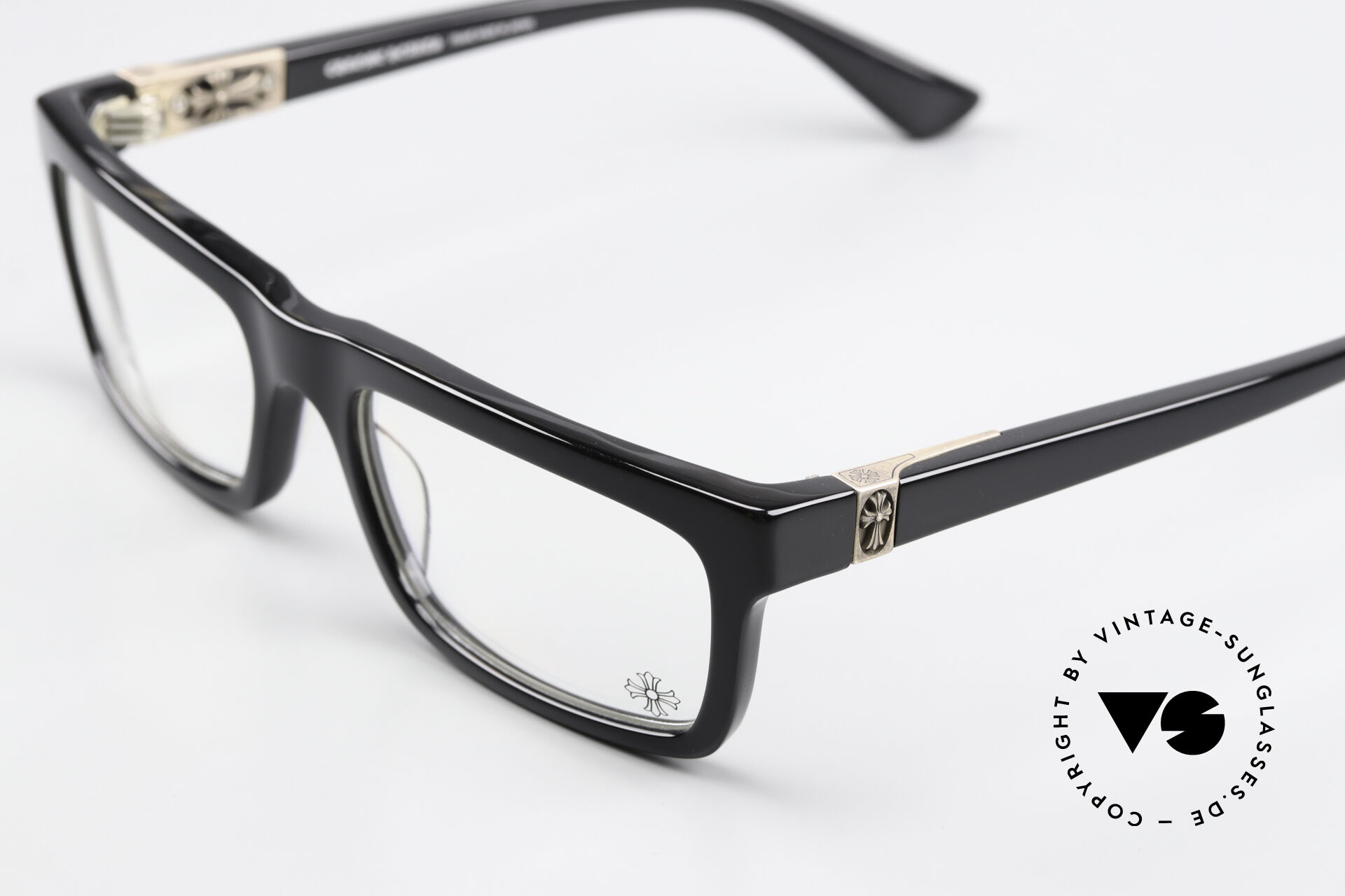 K*i様 Chrome Hearts FLERKNEE TEARDROP Pen Glasses Chrome Hearts Penetranus Rockstar Eyeglasses Black