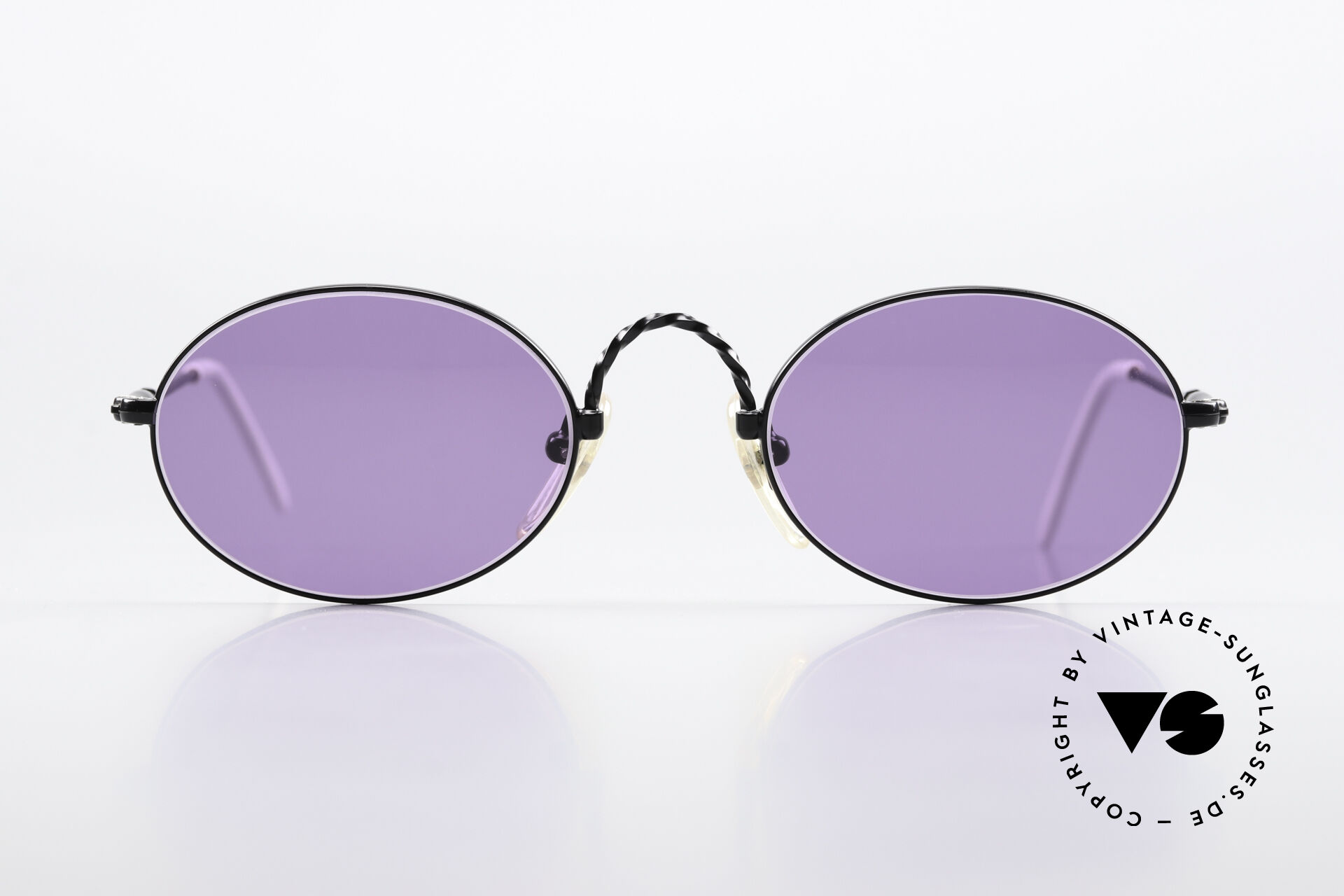 Sunglasses Jean Paul Gaultier 55-0175 Vintage Shades Purple Black