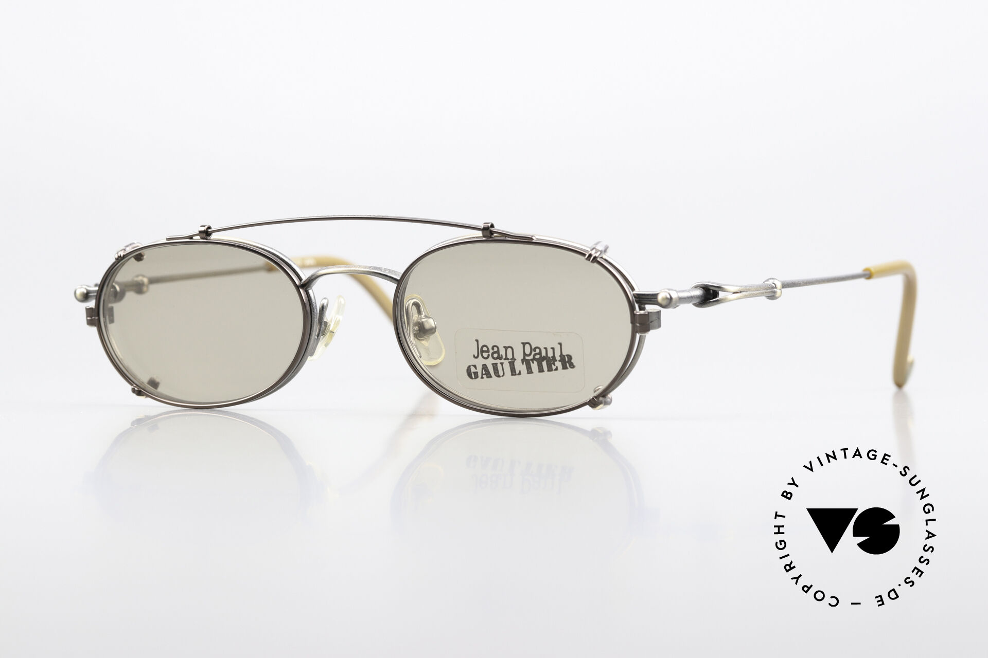 JEAN PAUL GAULTIERビンテージフレーム　55-0041 Jean Paul Gaultier 55 0063 Vintage Titanium Eyeglasses Made