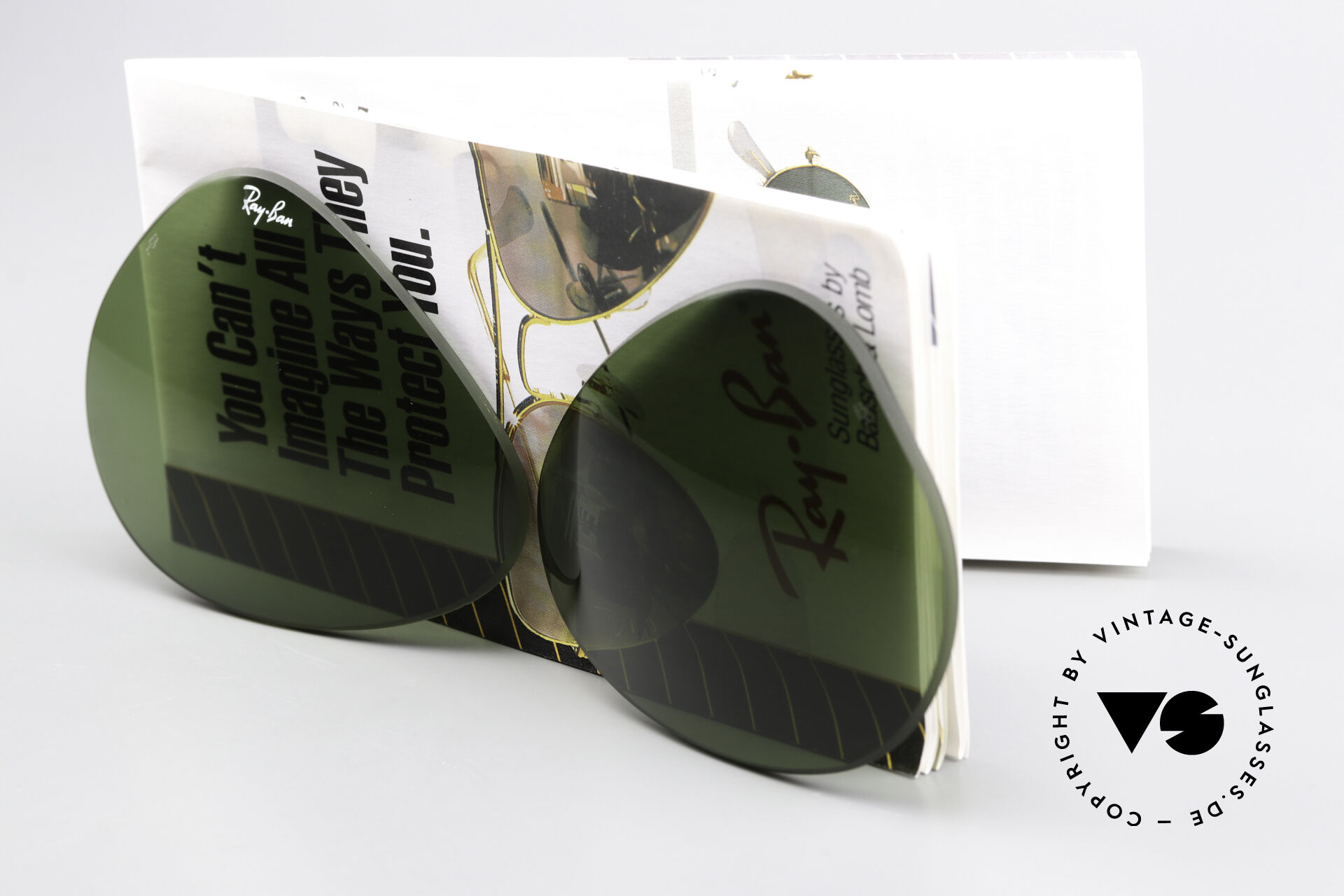 Sunglasses Ray Ban Aviator 62mm Lenses B&L USA Mineral Lens RB3