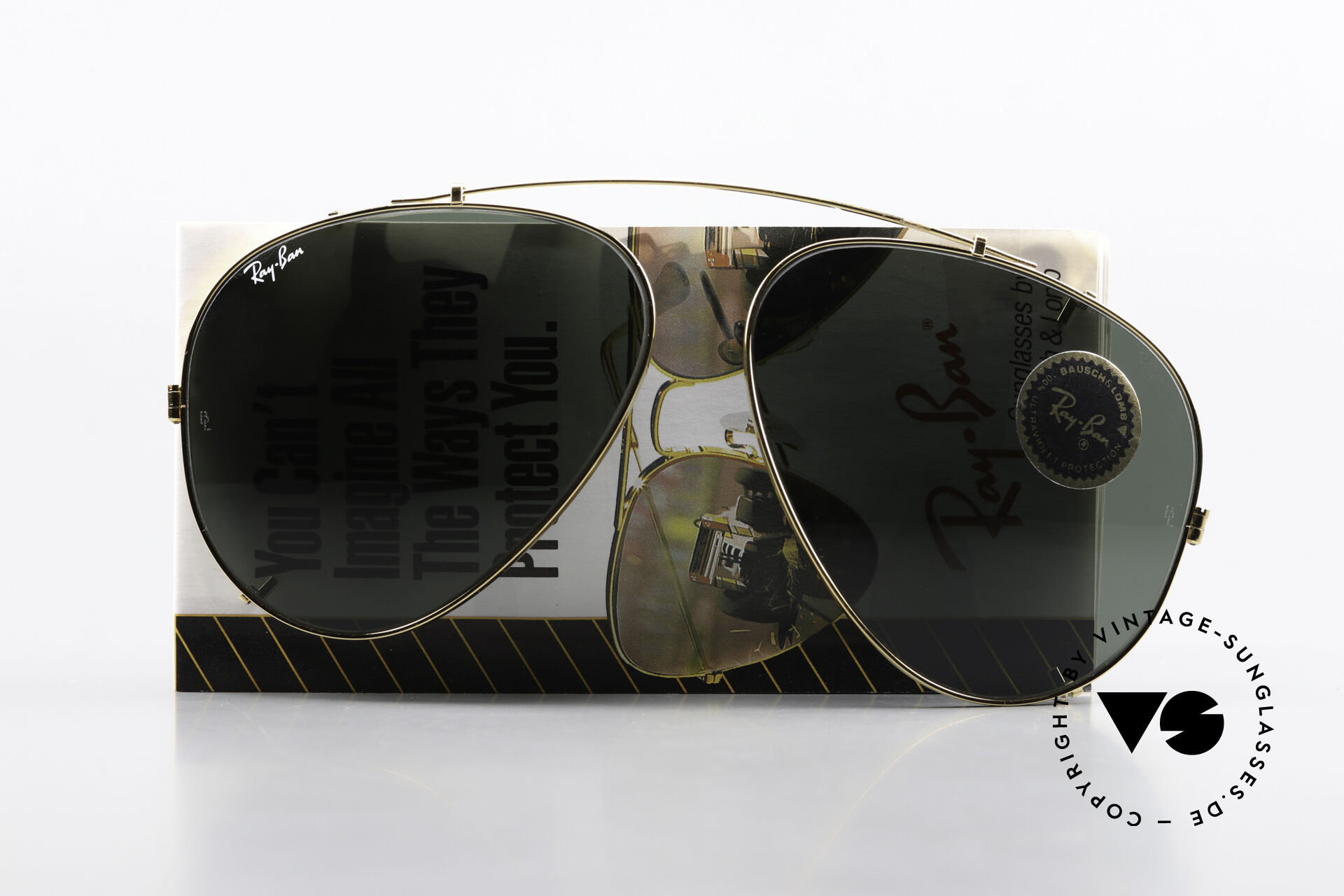 Sunglasses Ray Ban Aviator 62mm Clip-On 62mm Clip On With G15 Lens