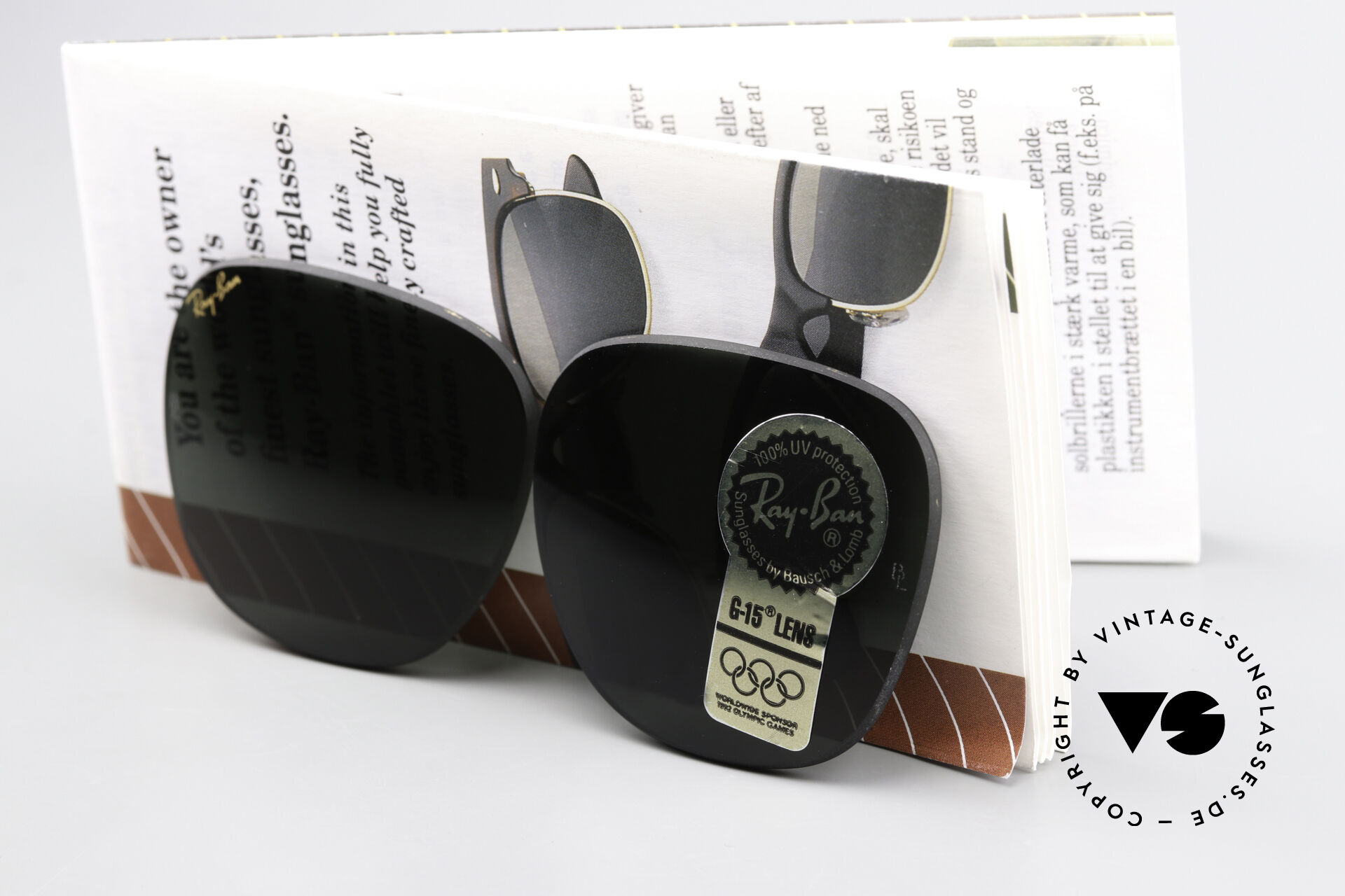 Ray Ban Clubmaster Lenses B&L USA Mineral Lens G15