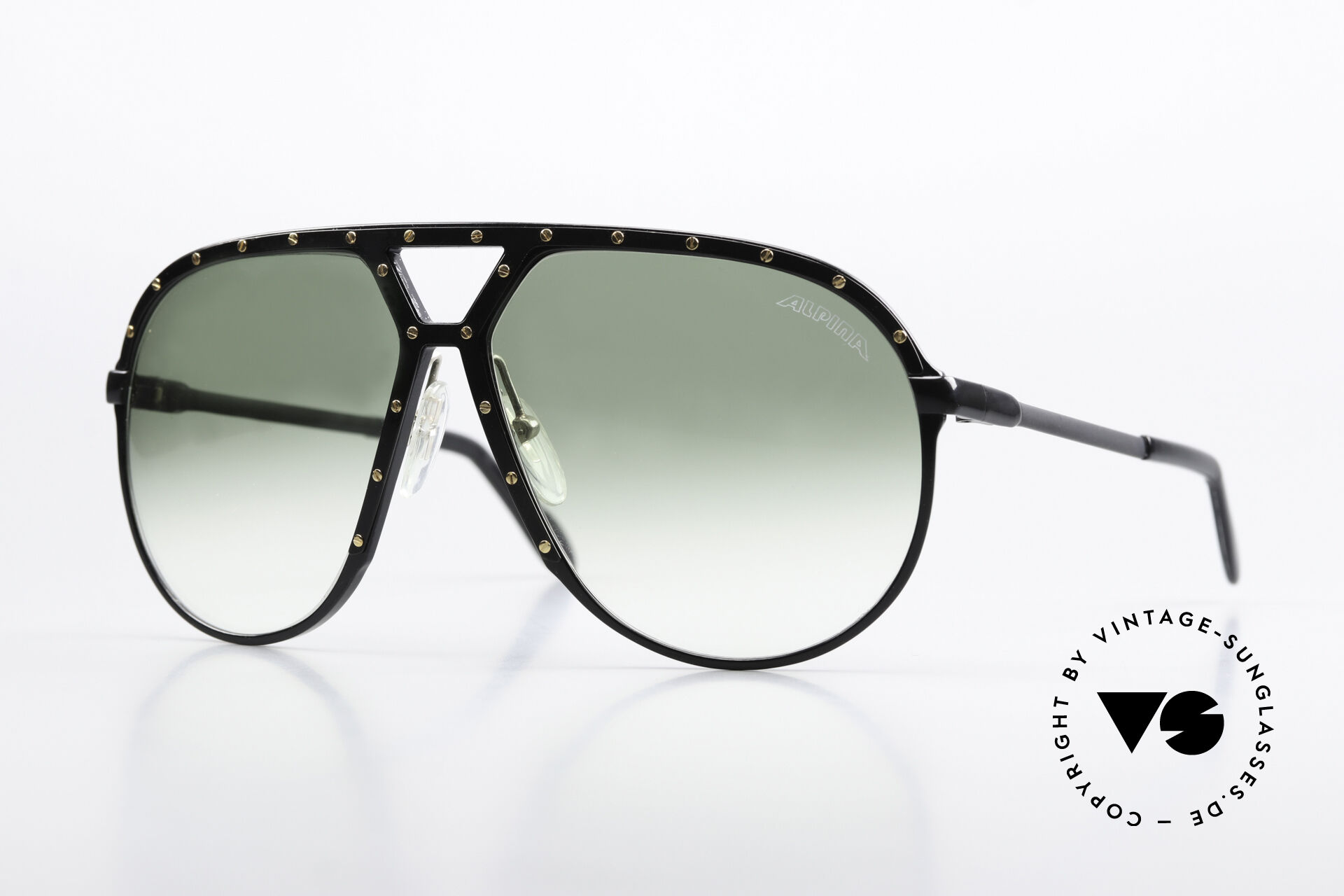 Sunglasses Alpina M1 Black With Golden Screws