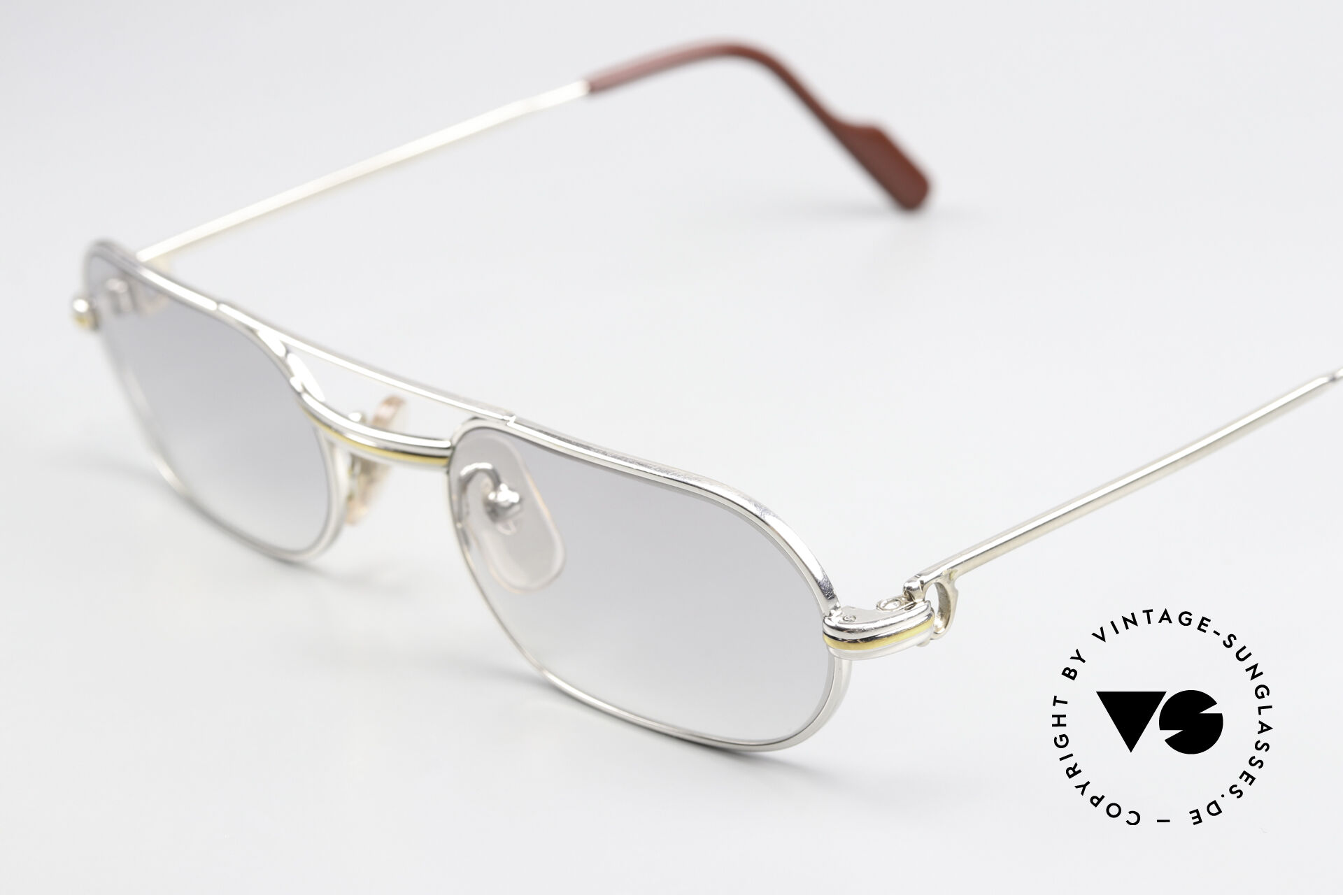 Glasses Cartier MUST LC - S 90's Luxury Frame Platinum