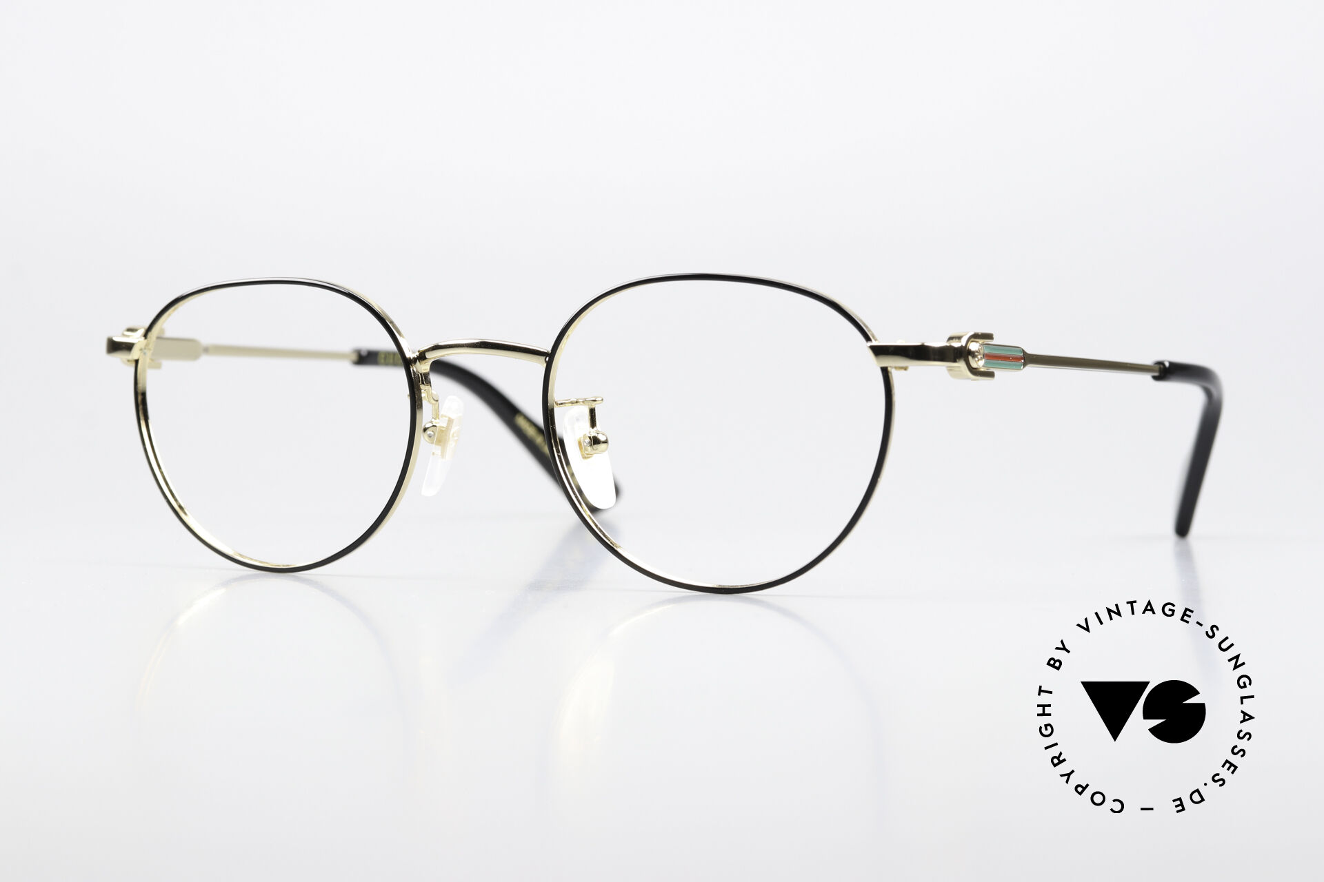 Glasses Gucci GG1613OJ Panto Gold Black 49mm