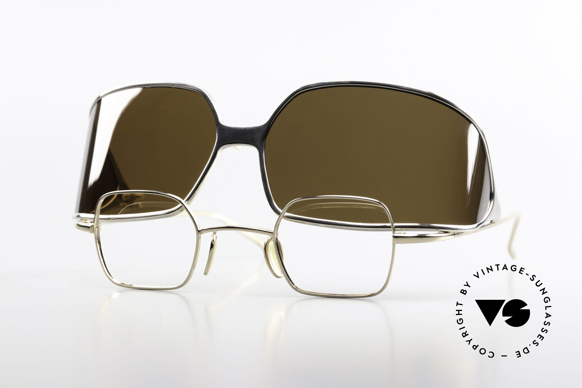 Sunglasses Christian Roth 14004 Two Glasses In One Model