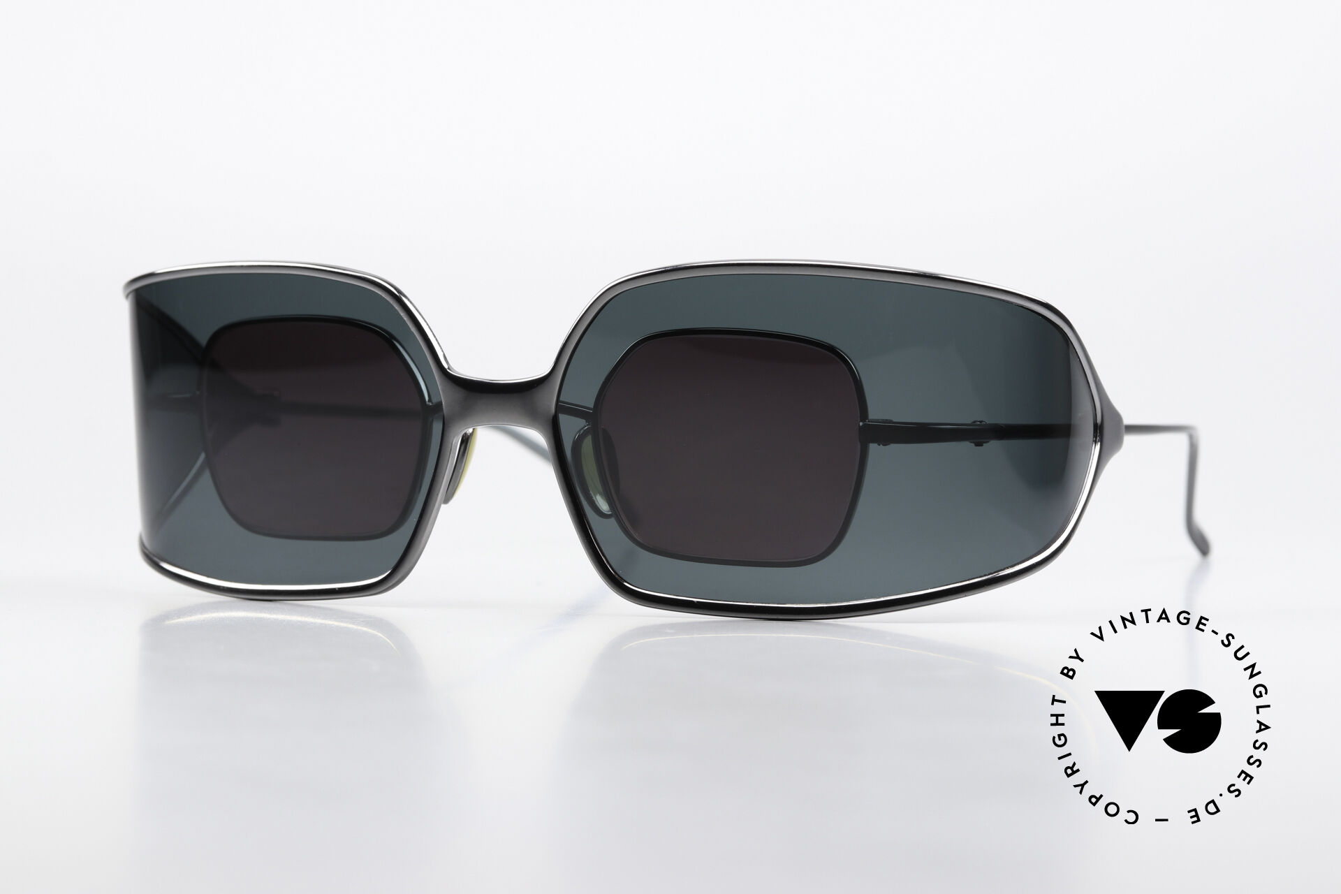 Sunglasses Christian Roth 14004 Polarized Wrap Around Clip