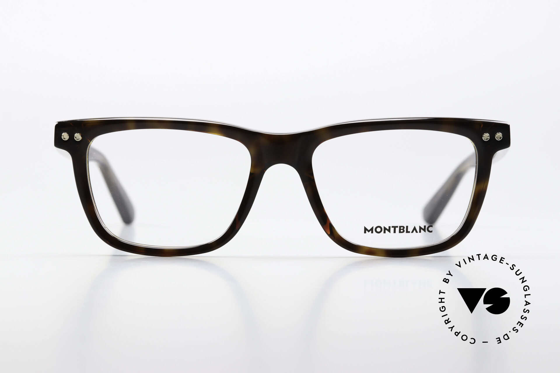 Glasses Montblanc MB0322O Full Rim Acetate Tortoise