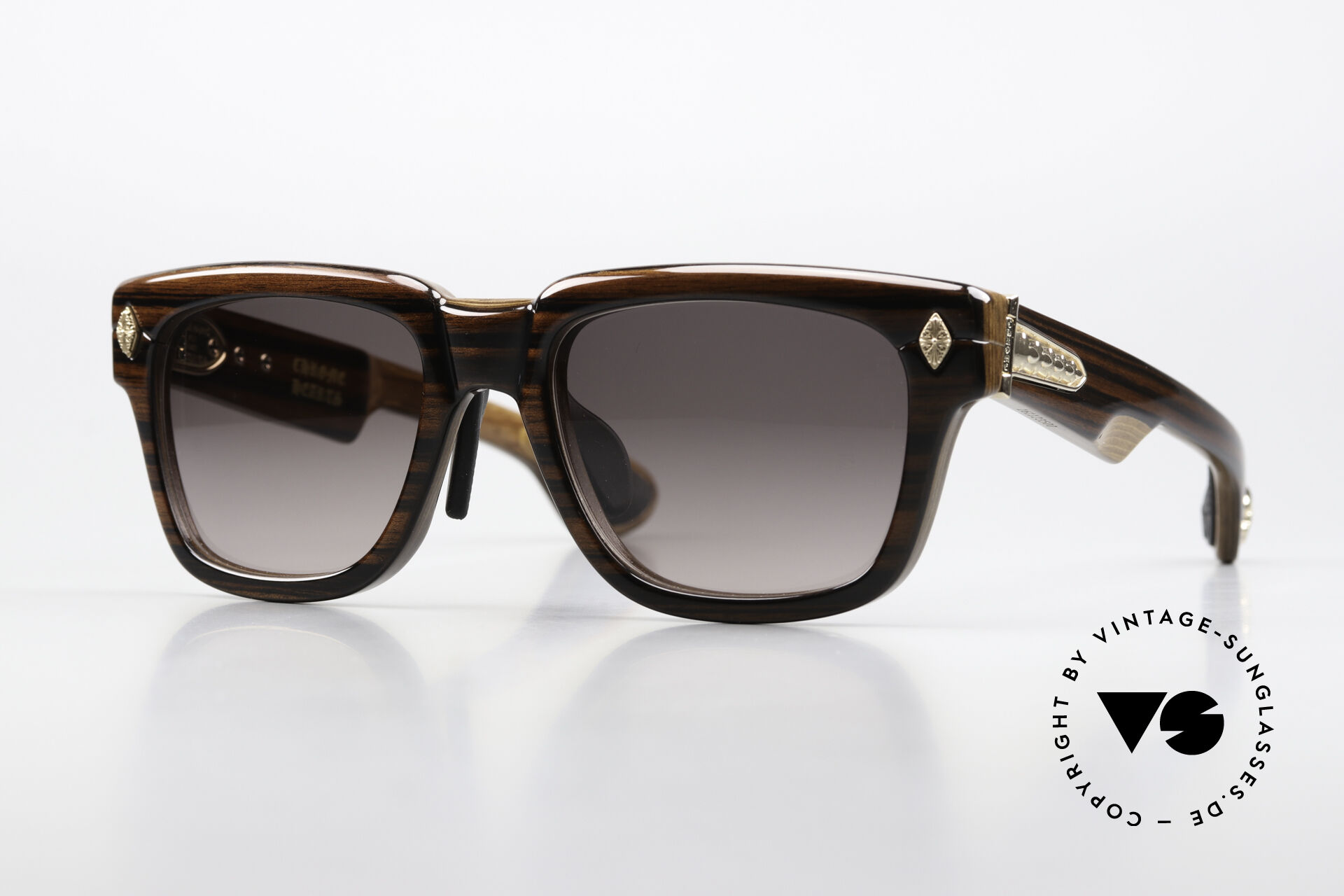 アクセサリー CHROME HEARTS GALF Intellectual Gallery Sunglasses Chrome Hearts Lilith Precious Wood Frame 18Kt