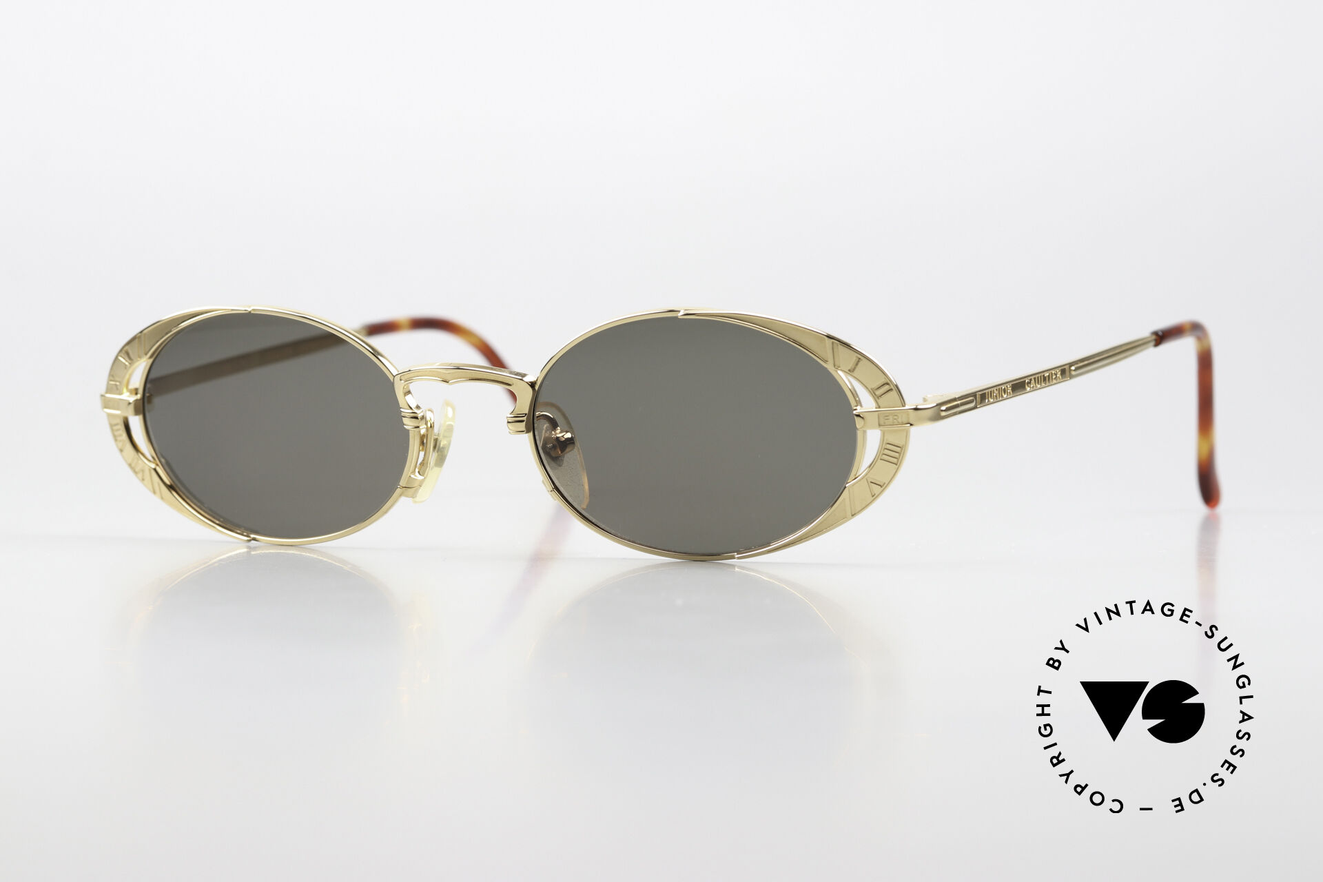 Sunglasses Jean Paul Gaultier 58-4172 Oval Designer Shades 1996