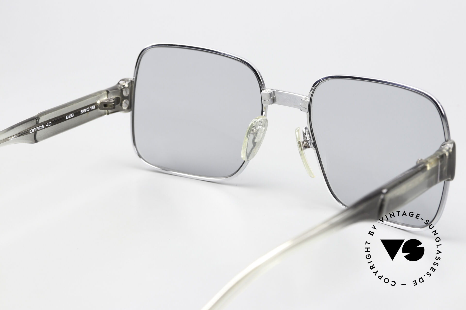 1970’s Neostyle Steel Sunglasses in Silver, Made in Germany, Unisex,‎ Unworn Sunglasses Neostyle Boutique 345 German 70 main image 2