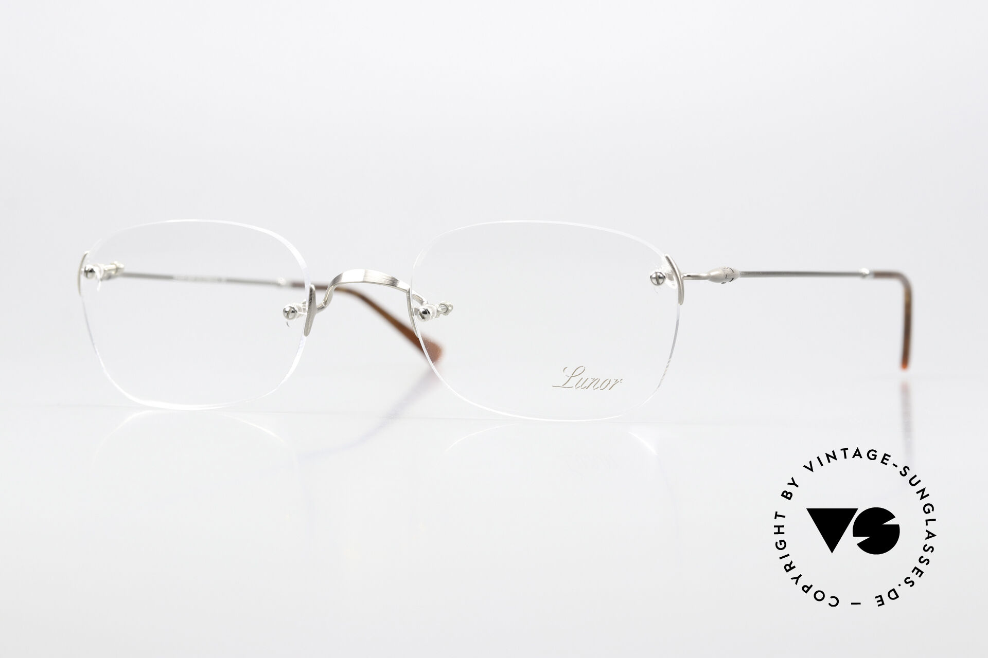 Glasses Lunor Classic Anatomic Vintage Eyewear Rimless